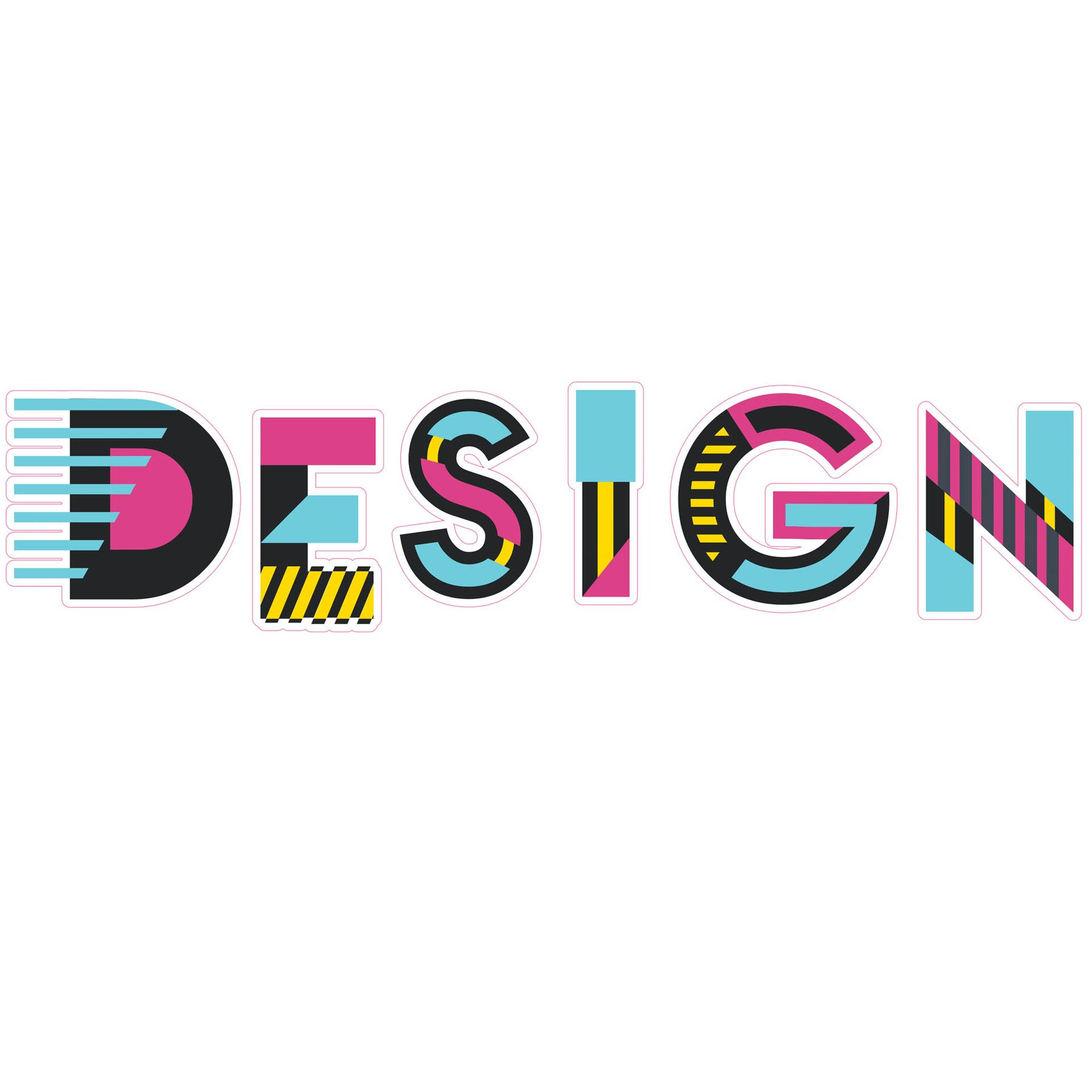 STEM Sticker, Design and 3D prototyping, set A1, 100 cm, sticker 7