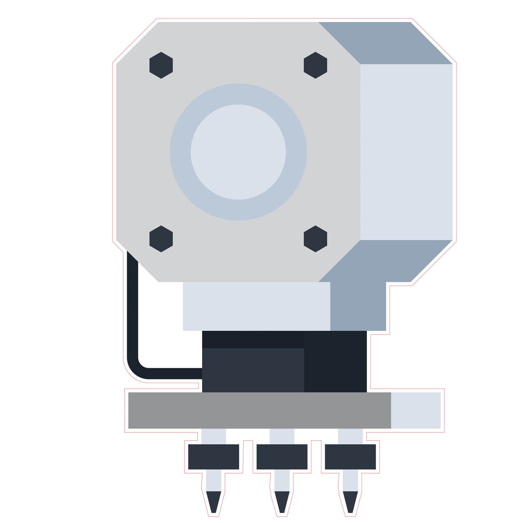 STEM Sticker, Design and 3D Prototyping, set A5, 100 cm, sticker 2