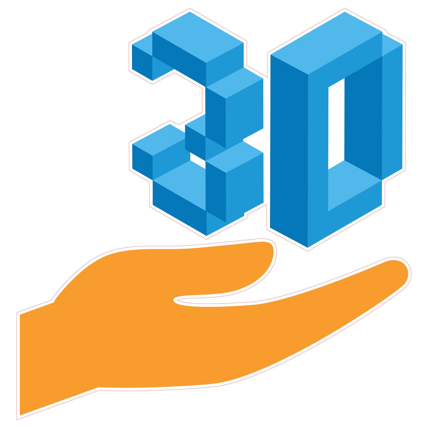 STEM Sticker, Design and 3D Prototyping, Set A7, 100 cm, Sticker 10