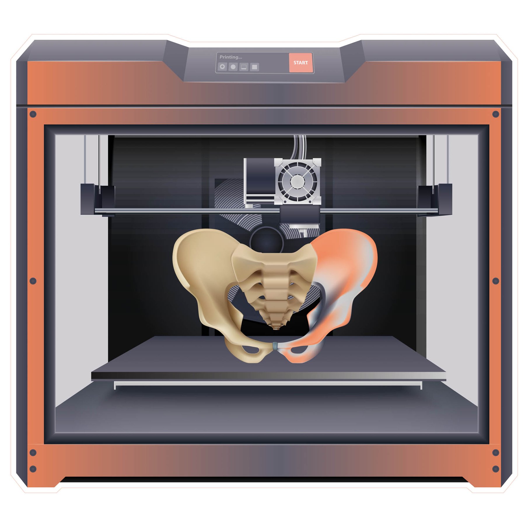STEM Sticker, Design and 3D prototyping, set A8, 100 cm, sticker 9