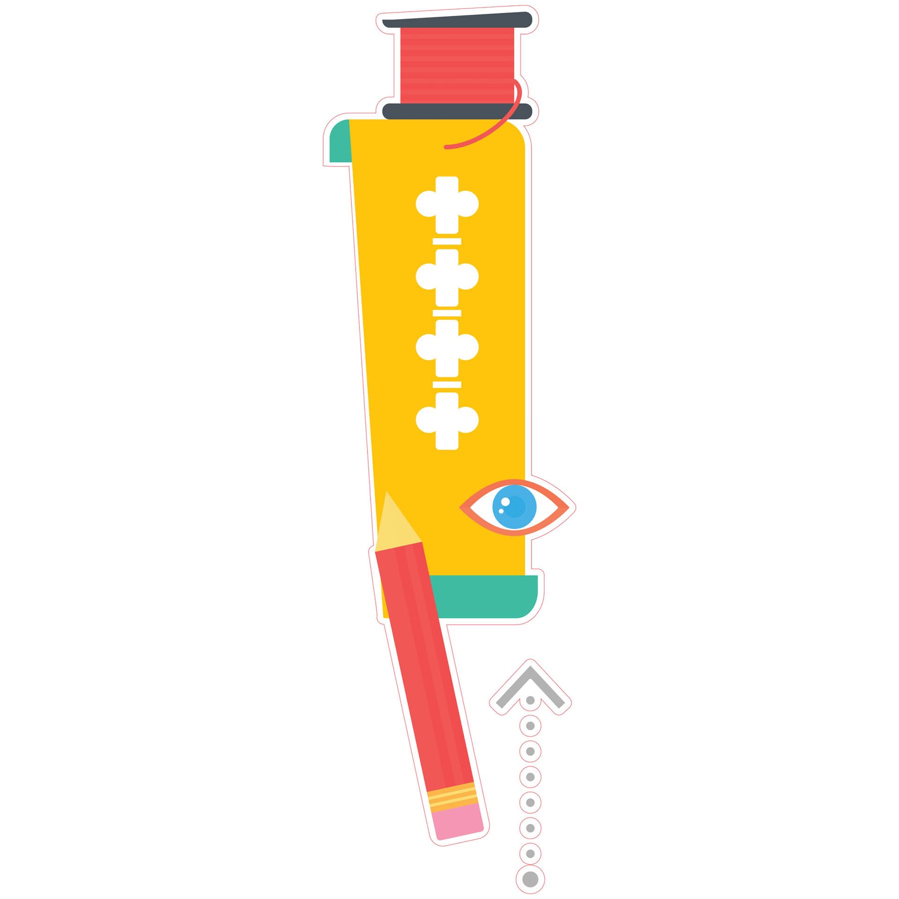 Exacompta Divider, PP, 10 colors, 31.5 x 24 cm