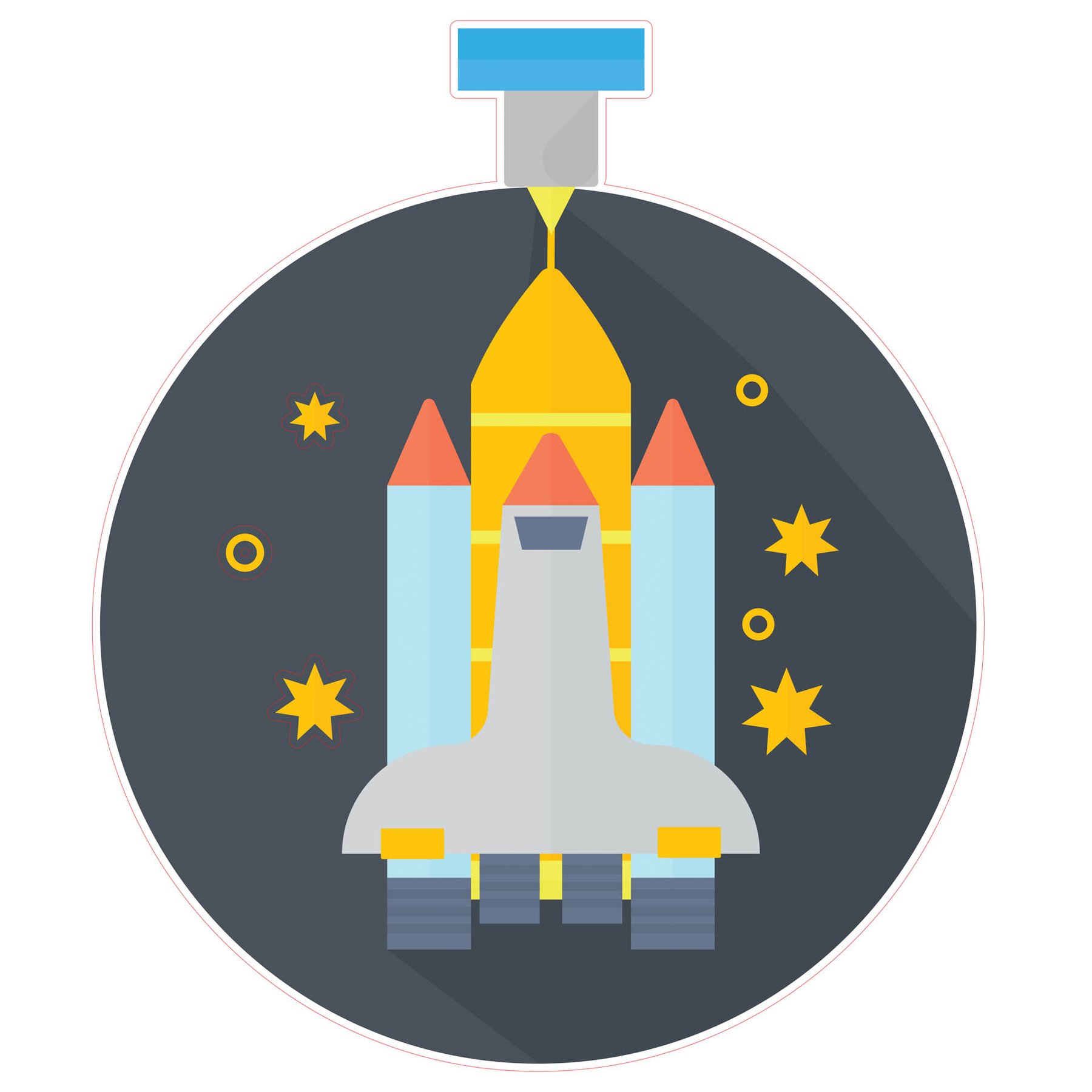 STEM Sticker, Design and 3D Prototyping, Set A9, 100 cm, Sticker 10