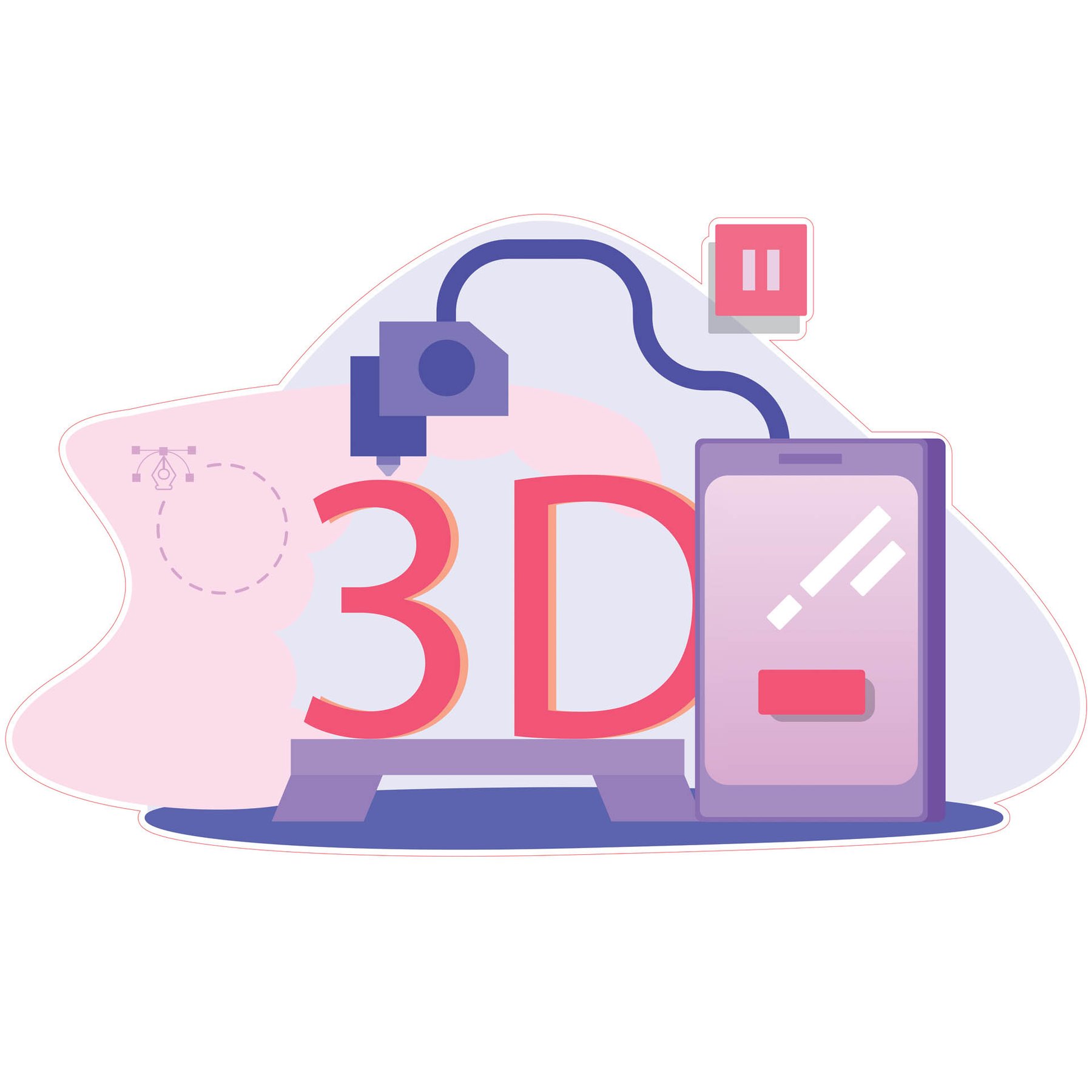 STEM Sticker, Design & 3D Prototyping, set A10, 100 cm, sticker 7