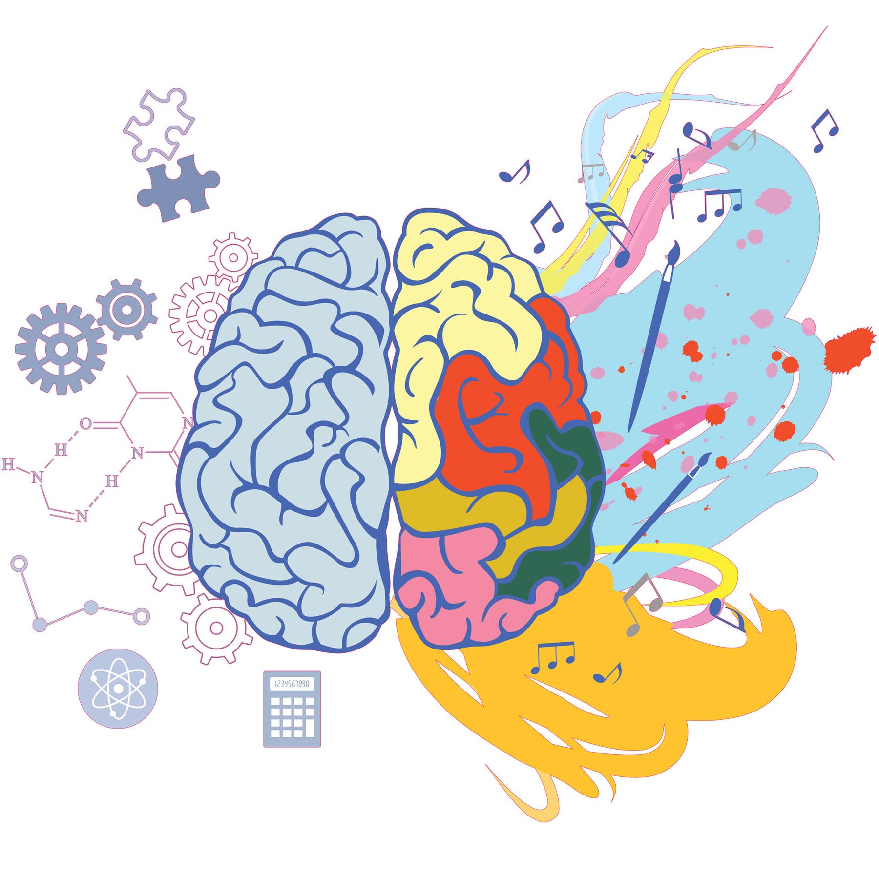 STEM Sticker, Digital arts hall, set B3, 100 cm, sticker 1