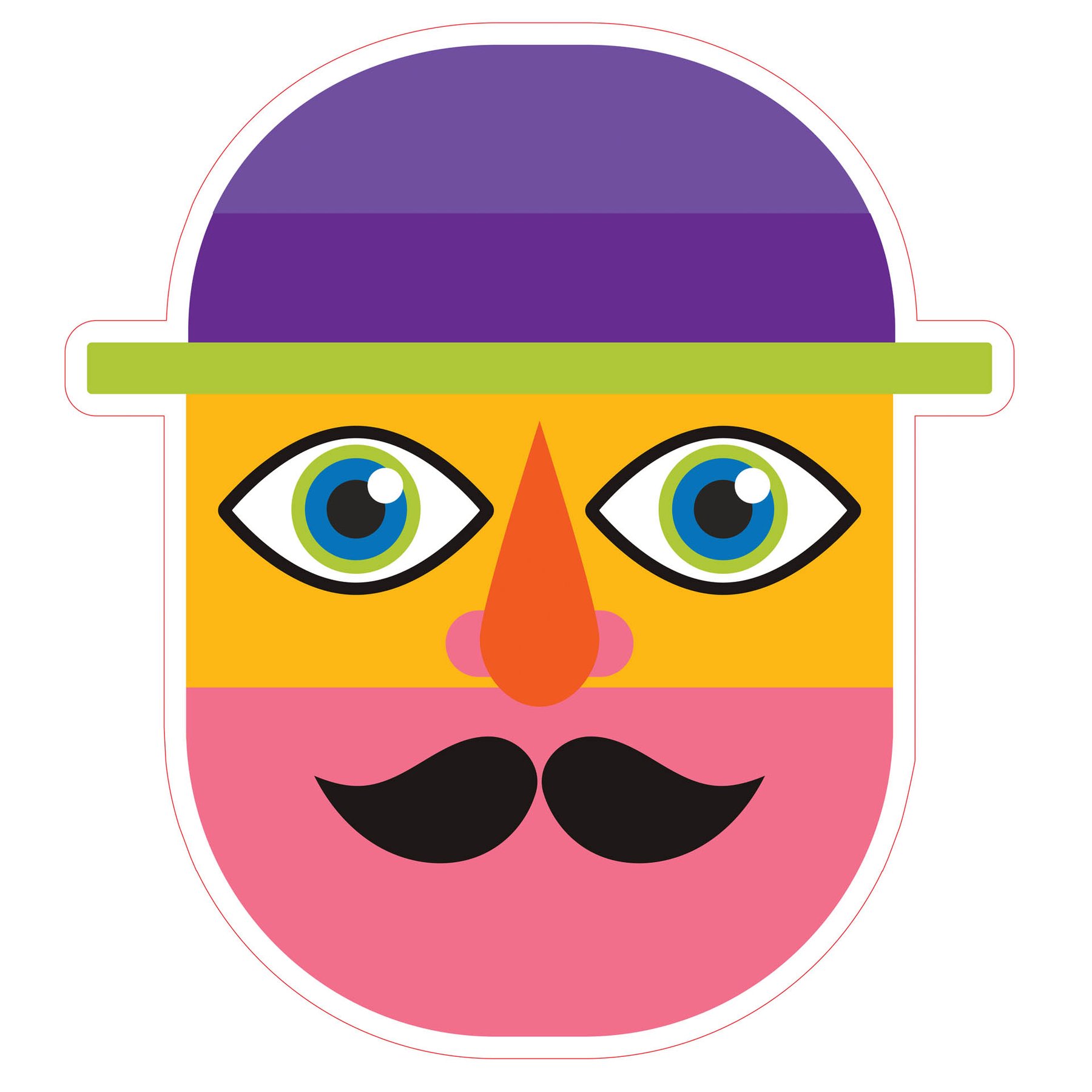 STEM Sticker, Digital Arts Hall, set B7, 100 cm, sticker 6