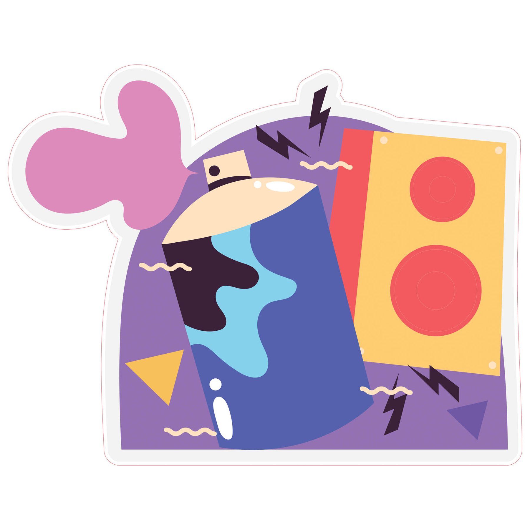 STEM Sticker, Digital Arts Hall, set B8, 100 cm, sticker 2
