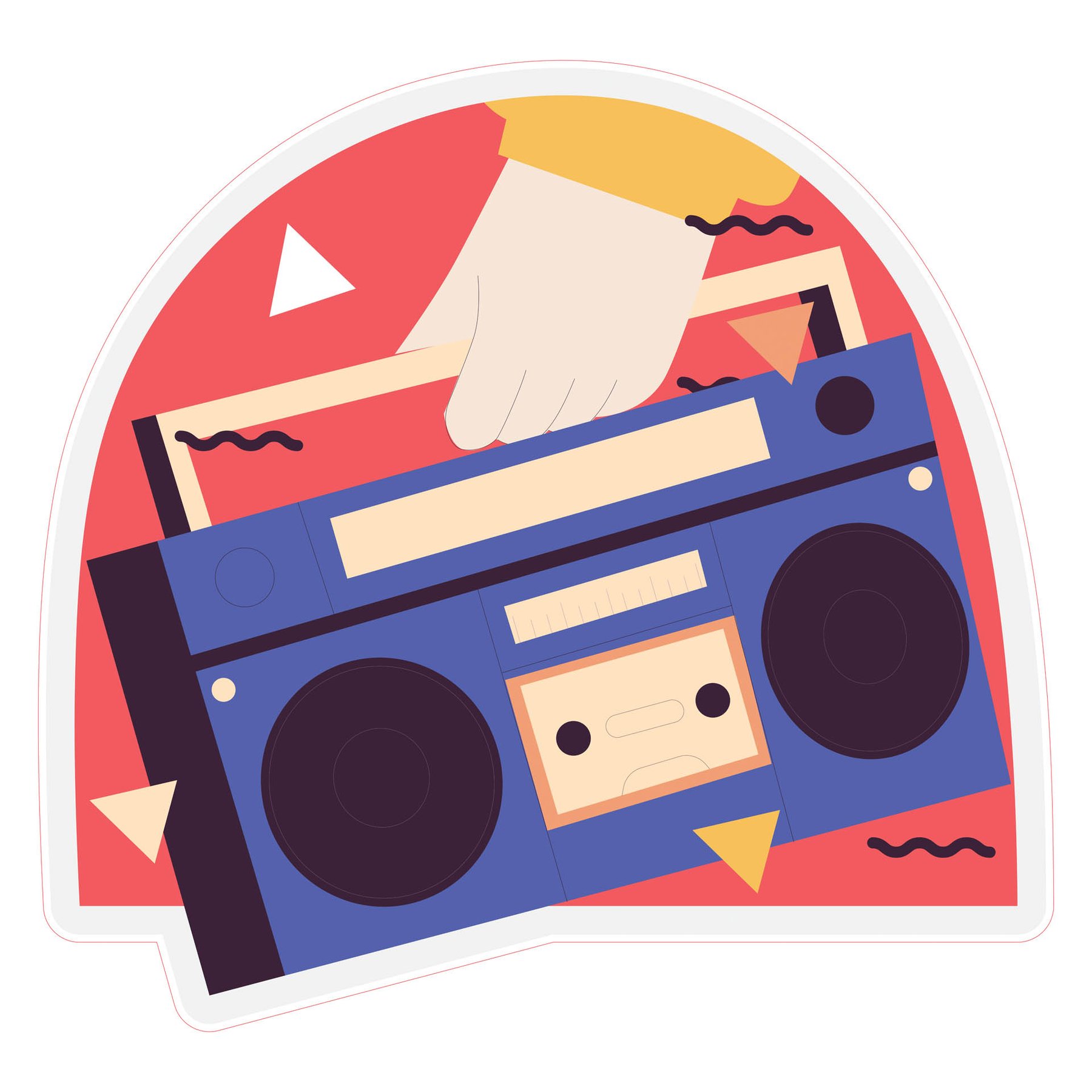 STEM Sticker, Digital Arts Room, set B8, 100 cm, sticker 5