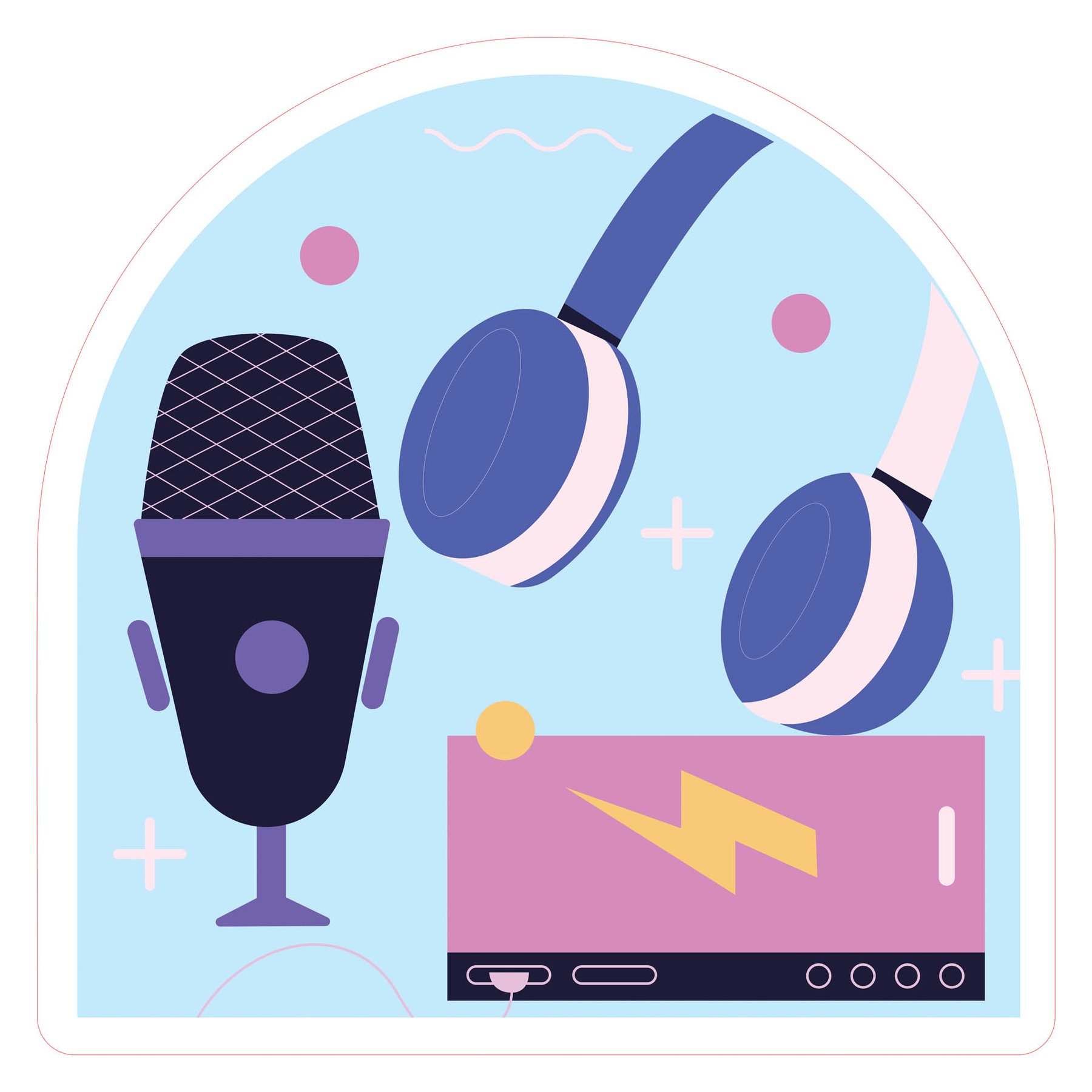 STEM Sticker, Digital Arts Hall, set B9, 100 cm, sticker 3