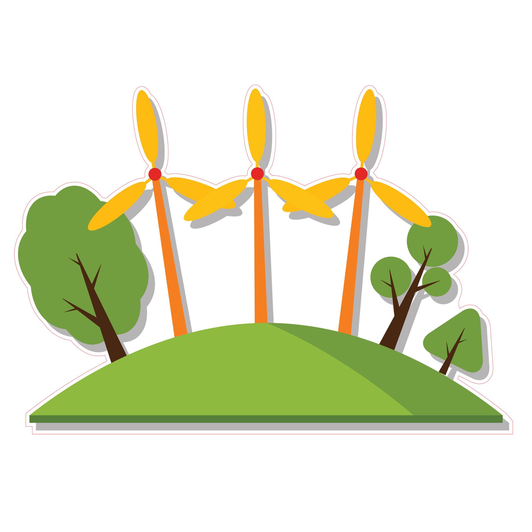 STEM Sticker, Green Technologies and Sustainable Development, set C7, 100 cm, sticker 5