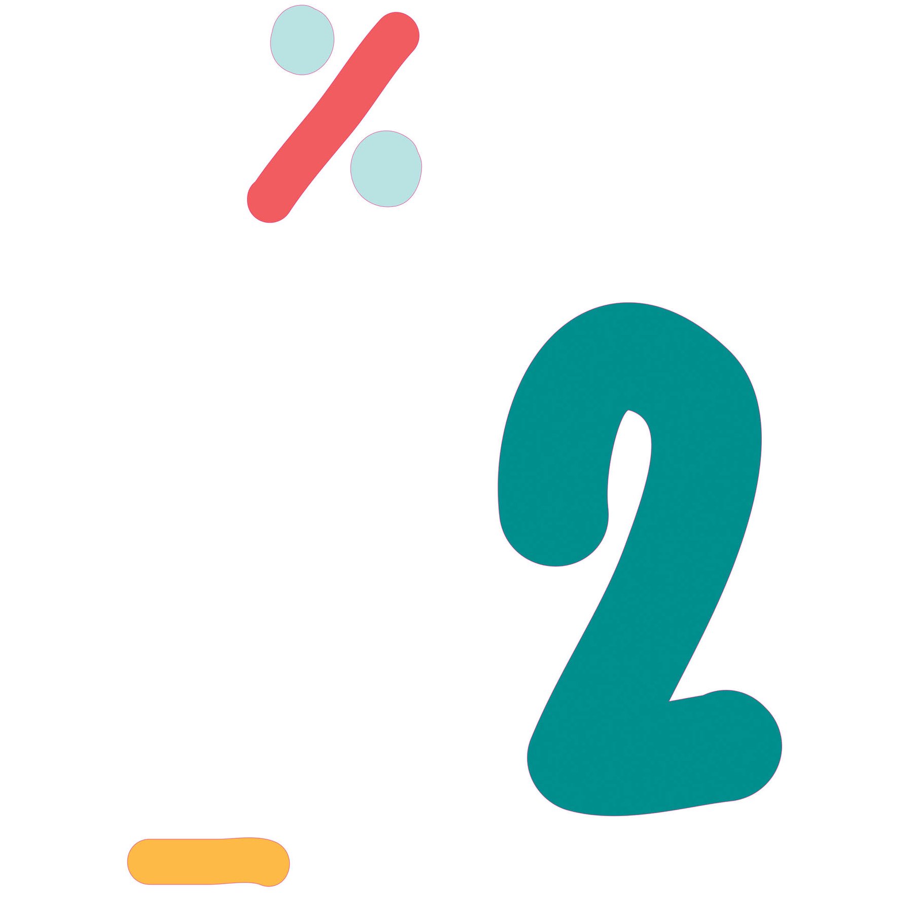 STEM Sticker, Mathematics and Informatics - Mathematics, Set D2, 100 cm, Sticker 10