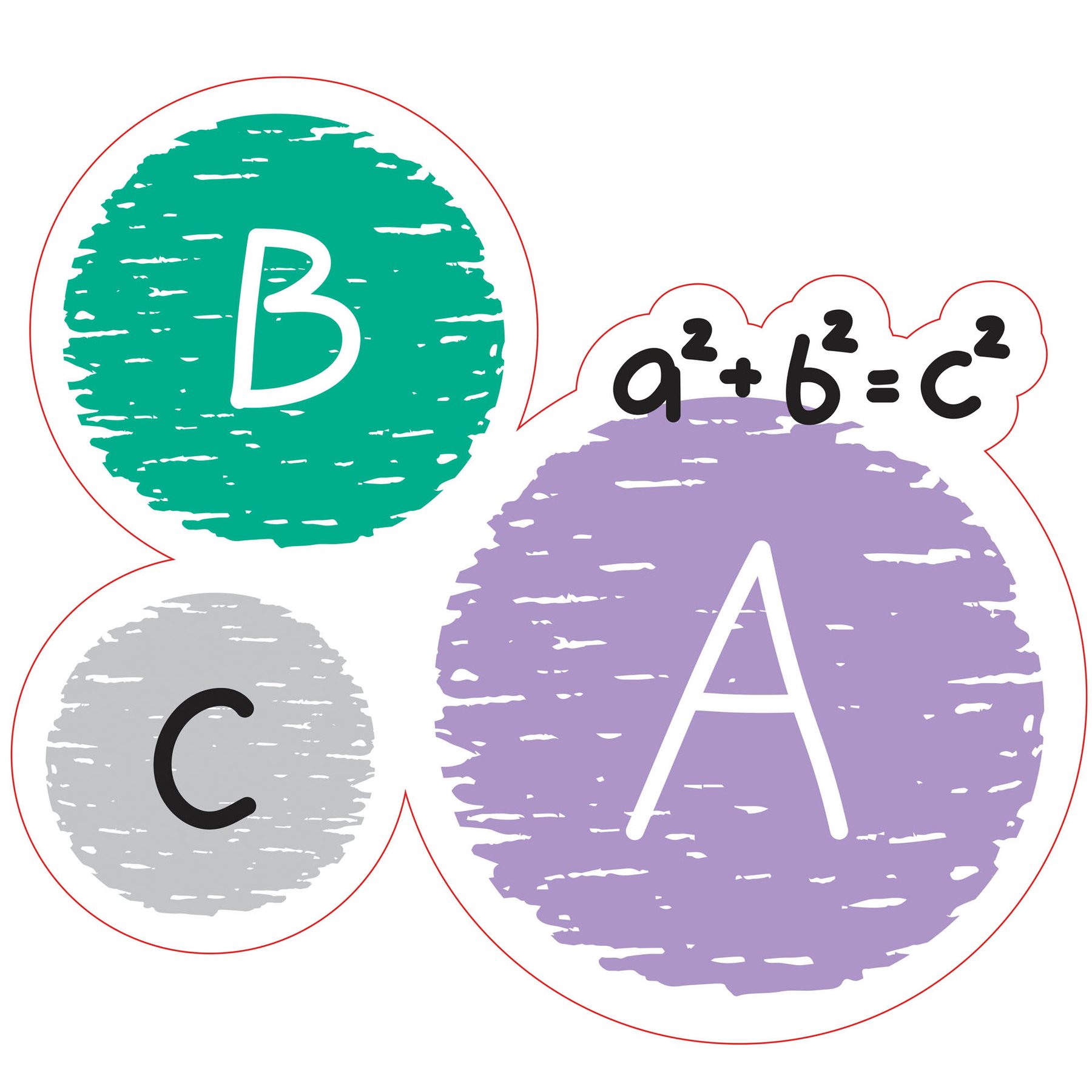 STEM Sticker, Mathematics and Informatics - Mathematics, set D7, 100 cm, sticker 3
