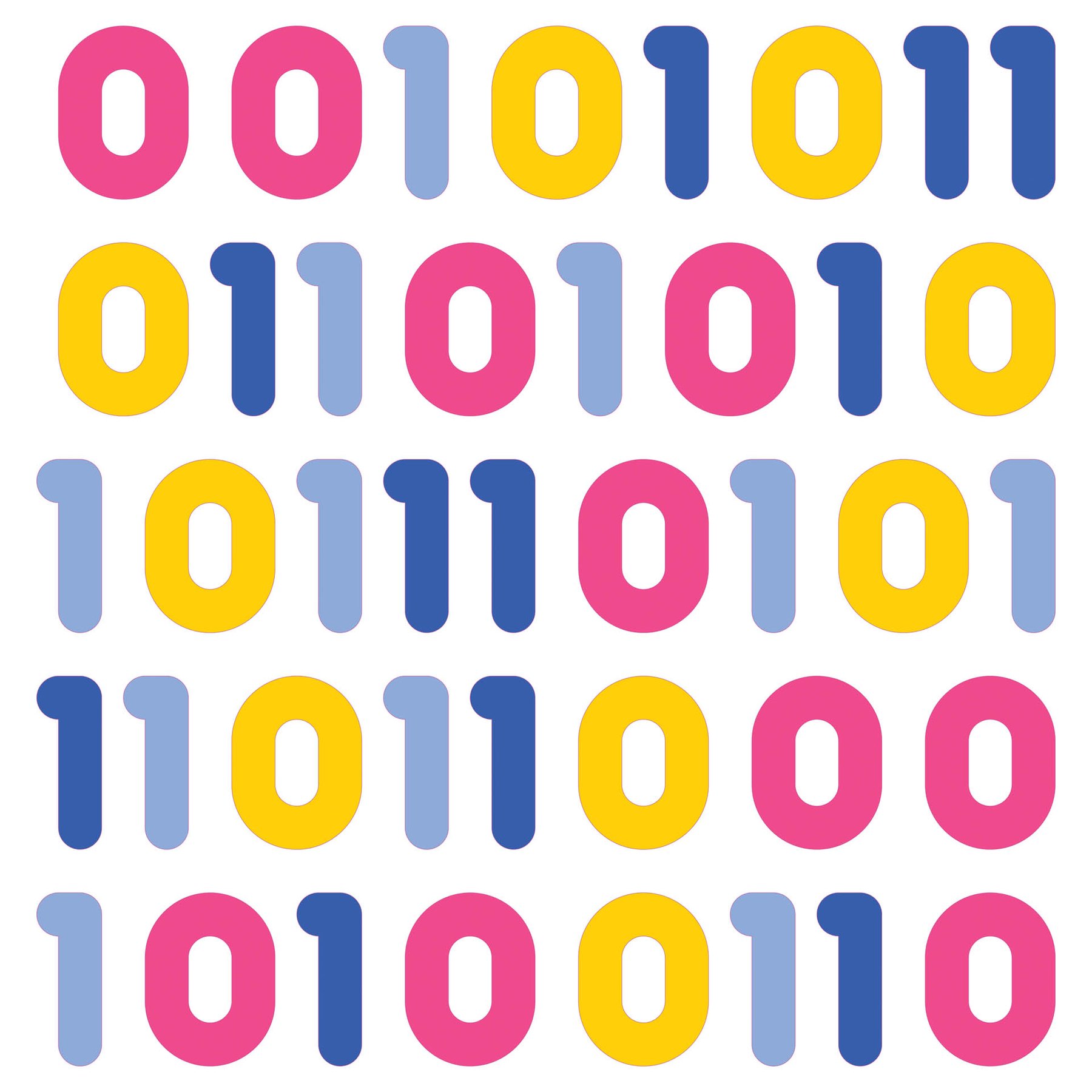 STEM Sticker, Mathematics and informatics - Informatics, set E2, 100 cm, sticker 4