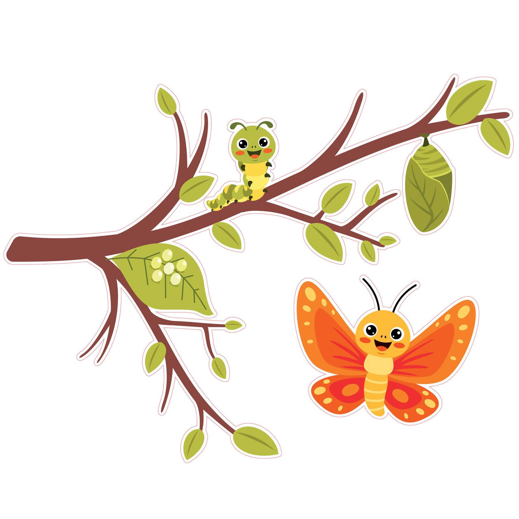 STEM Sticker, Natural Sciences - Biology, set F1, 100 cm, sticker 7