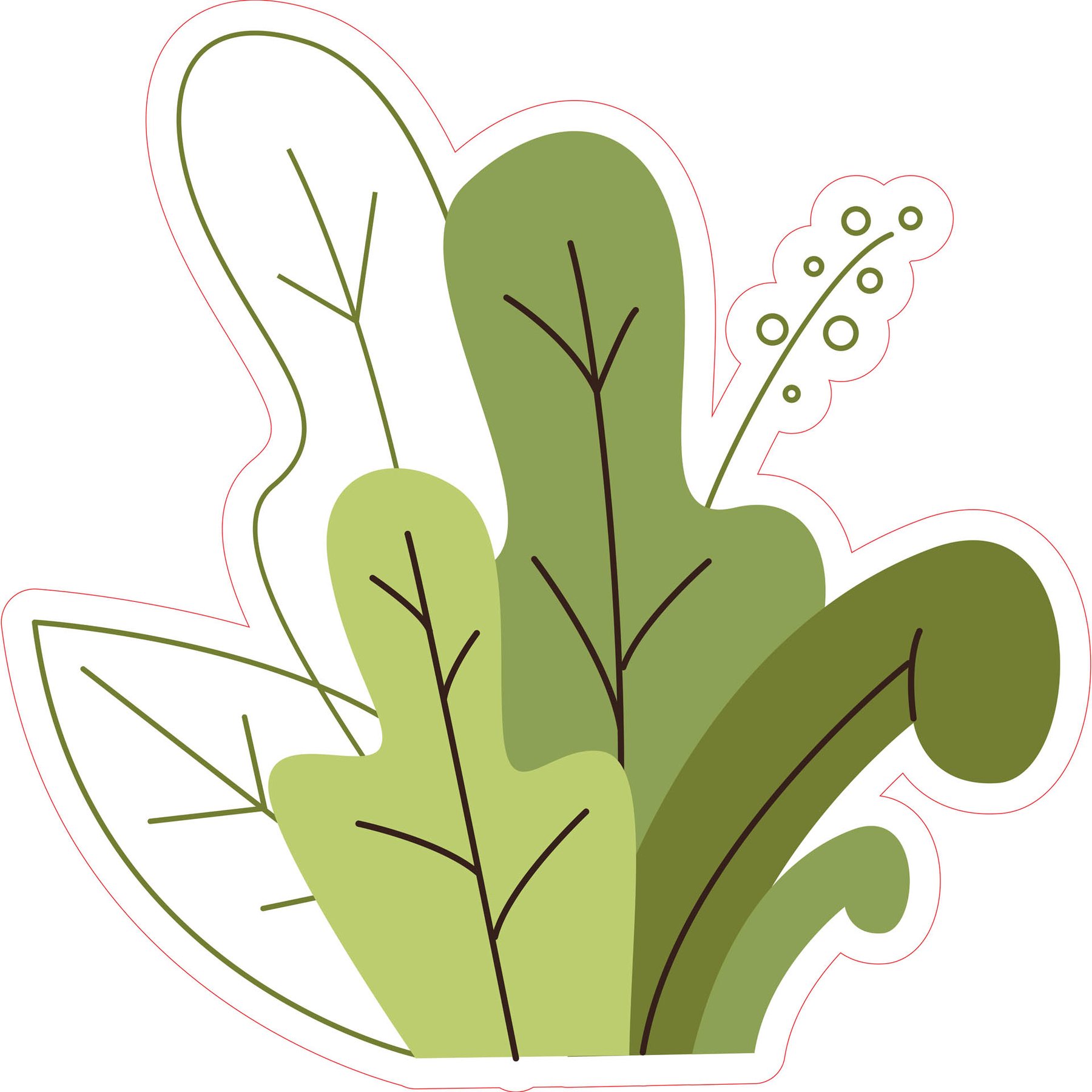 STEM Sticker, Natural Sciences – Biology, Set F5, 100 cm, Sticker 4