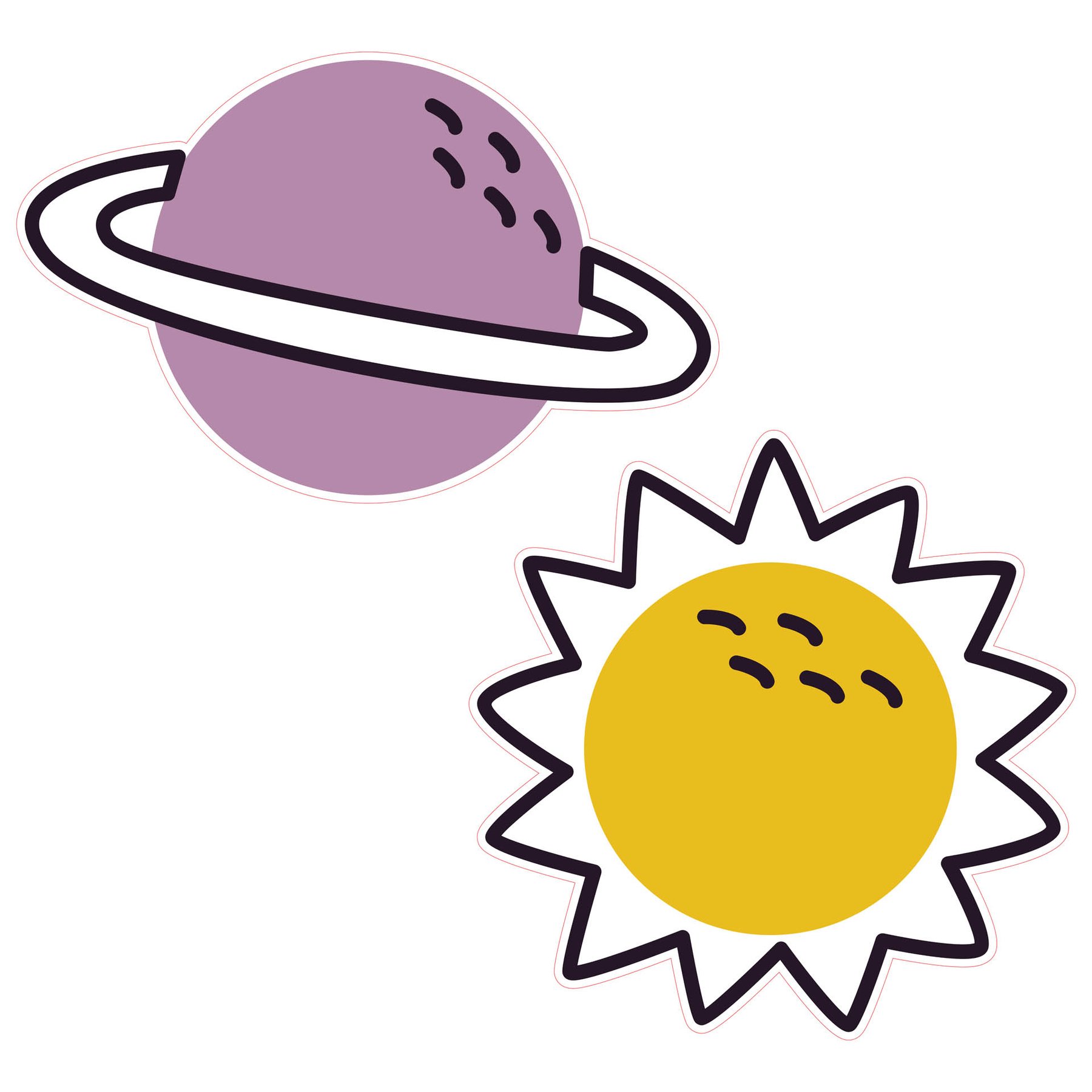 STEM Sticker, Natural Sciences – Physics, set G6, 100 cm, sticker 8