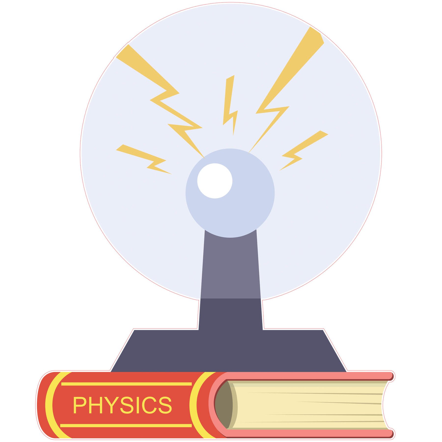 STEM Sticker, Natural sciences - Physics, set G10, 100 cm, sticker 1