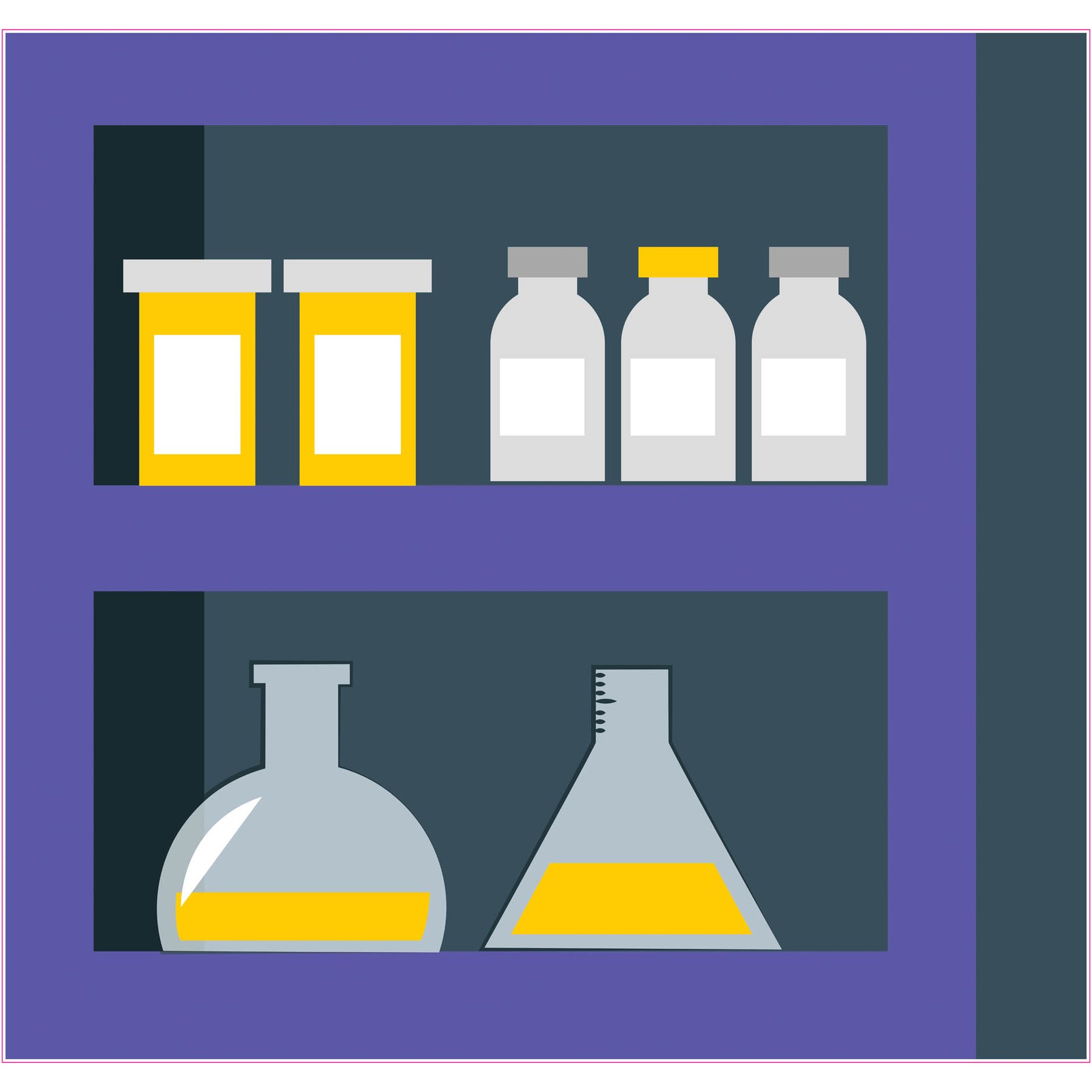 STEM Sticker, Natural Sciences – Chemistry, set H10, 100 cm, sticker 7