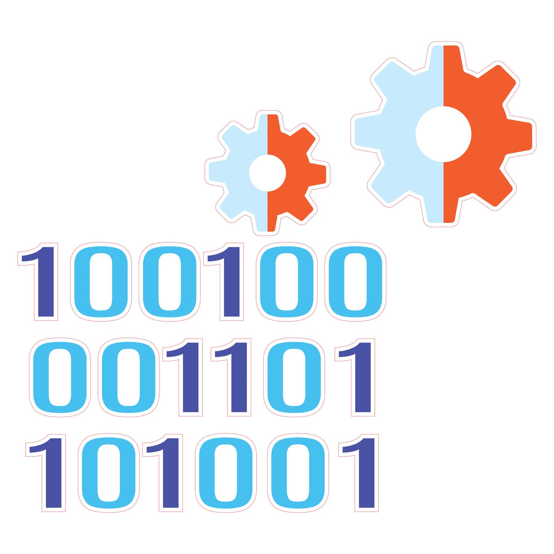 STEM Sticker, Robotics and cyber-physical systems, set I5, 100 cm, sticker 9