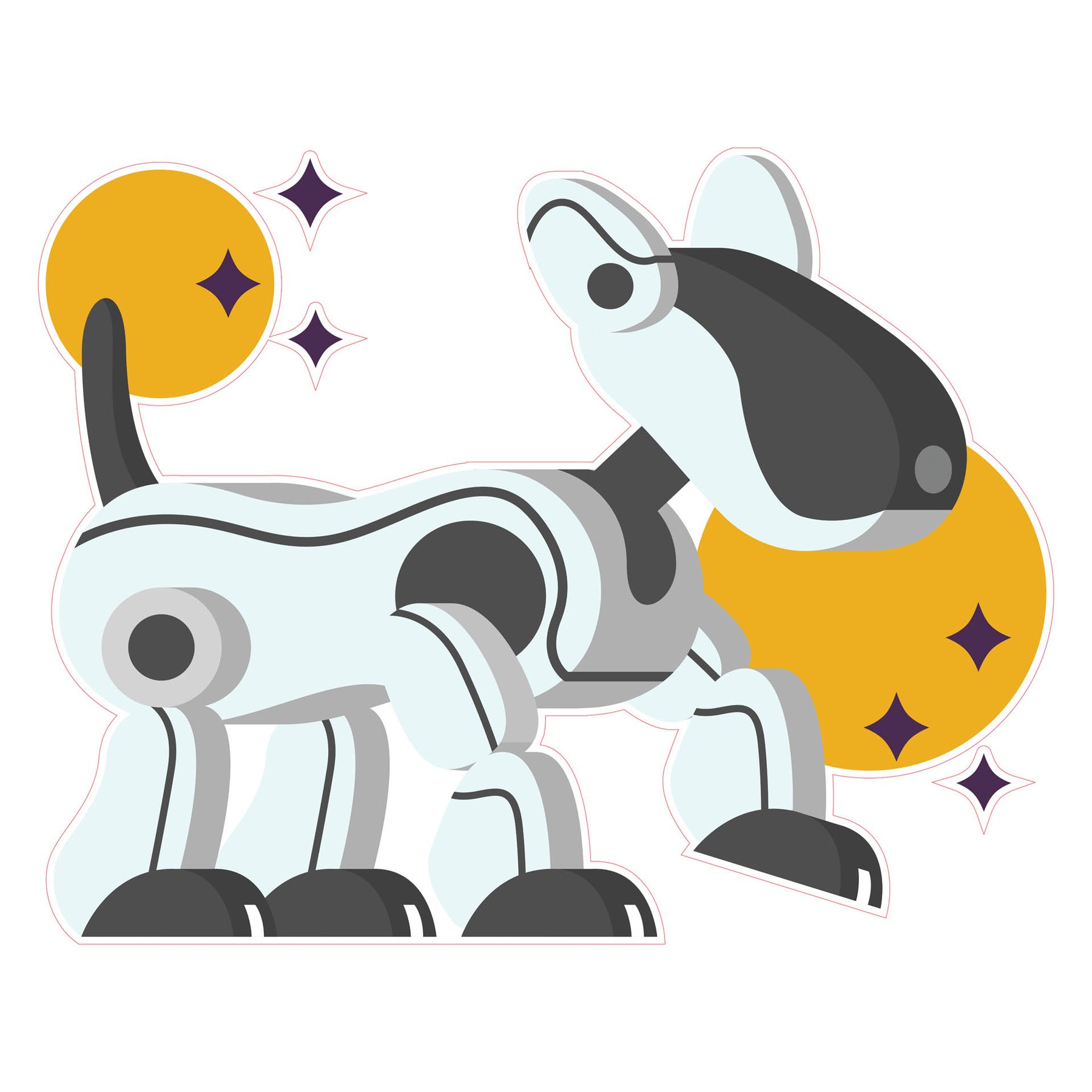 STEM Sticker, Robotics and Cyber-Physical Systems, set I8, 100 cm, sticker 2