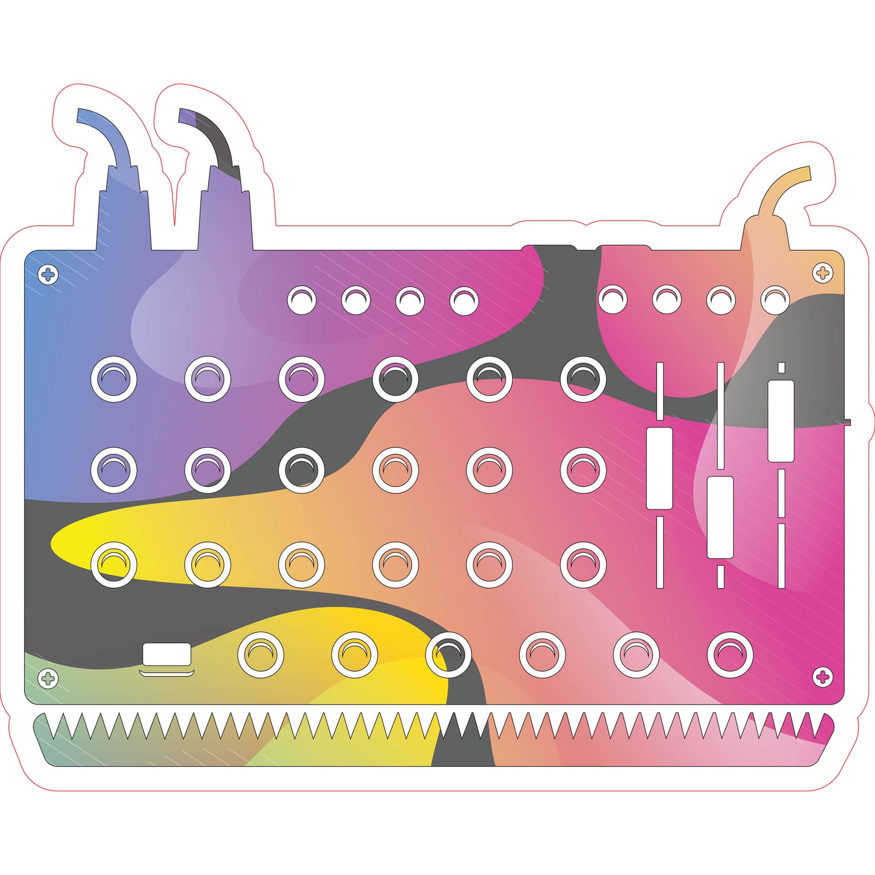 STEM Sticker, Digital Arts Room, Set B4, 150 cm, Sticker 10