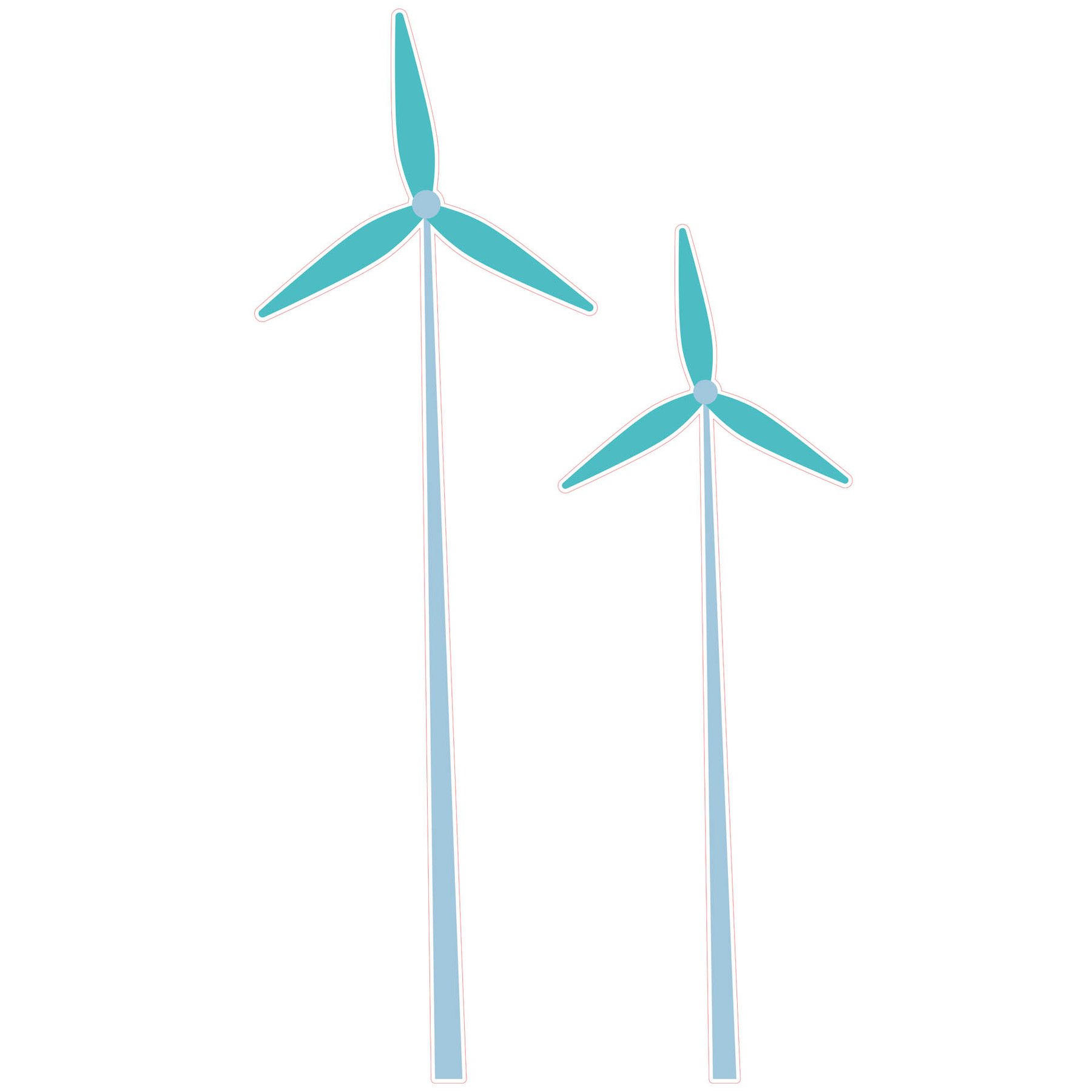 STEM Sticker, Green technologies and sustainable development, set C1, 150 cm, sticker 1
