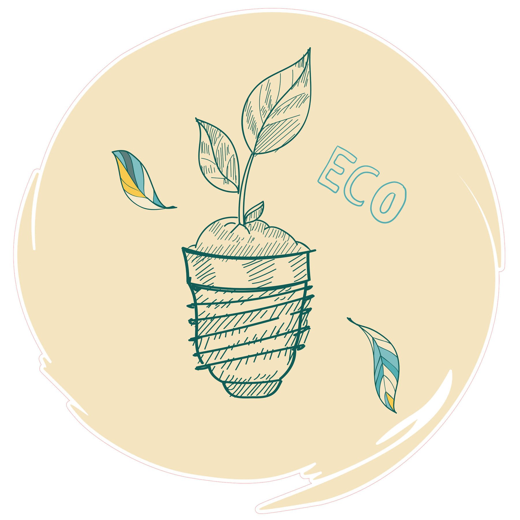 STEM Sticker, Green Technologies and Sustainable Development, Set C8, 150 cm, Sticker 8