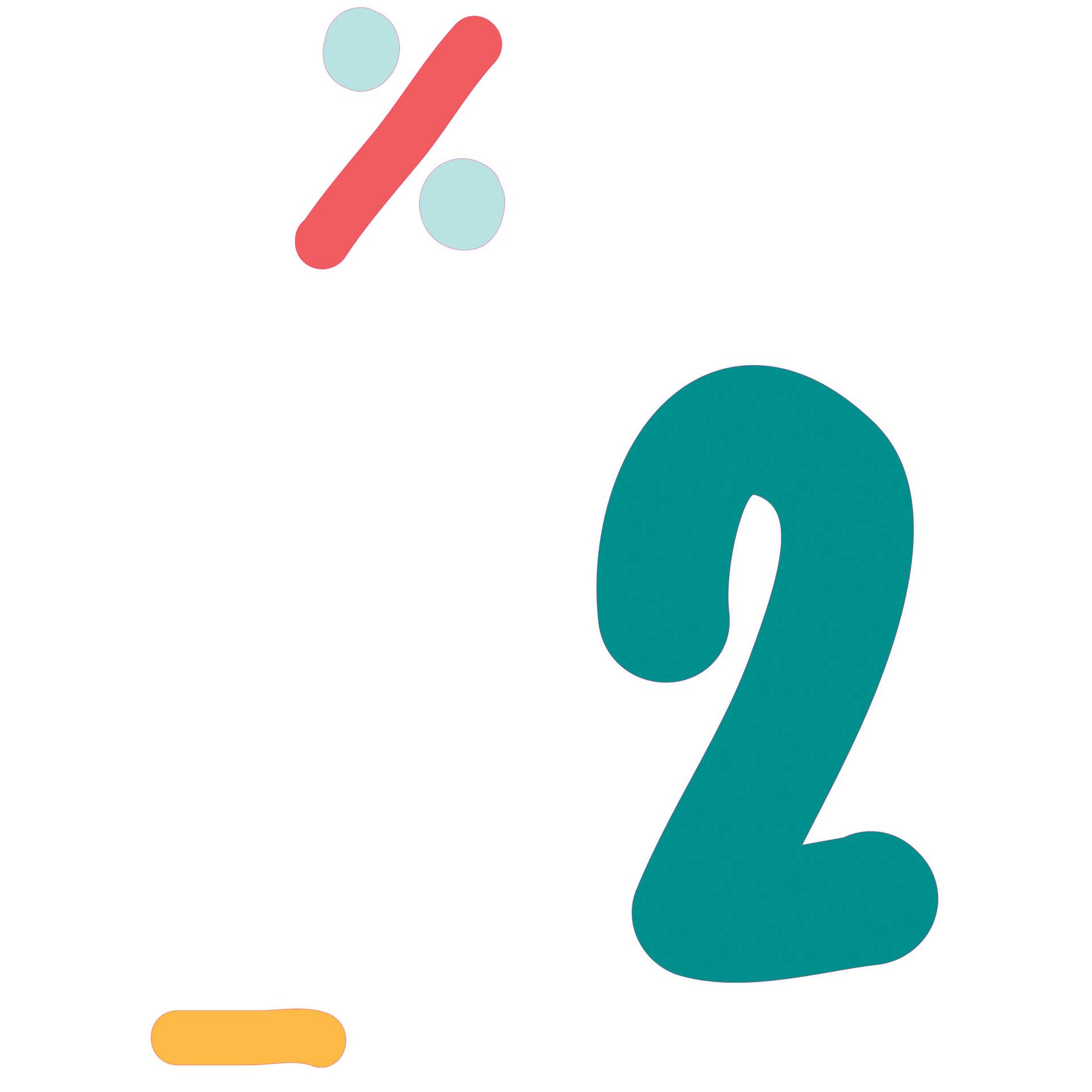 STEM Sticker, Mathematics and Informatics - Mathematics, Set D2, 150 cm, Sticker 10