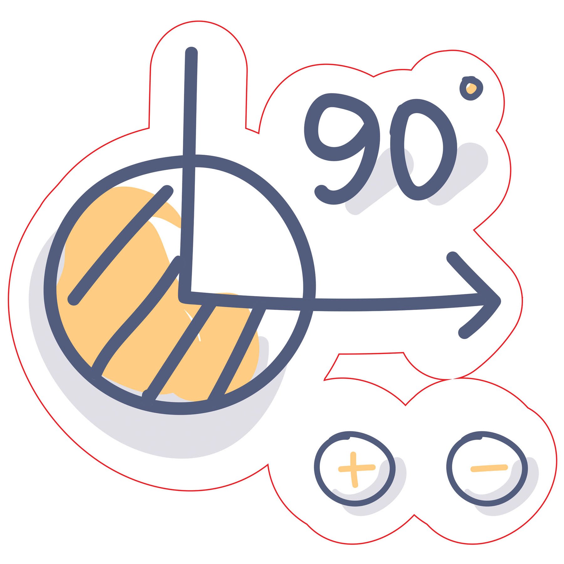 STEM Sticker, Mathematics and Informatics – Mathematics, set D4, 150 cm, sticker 5