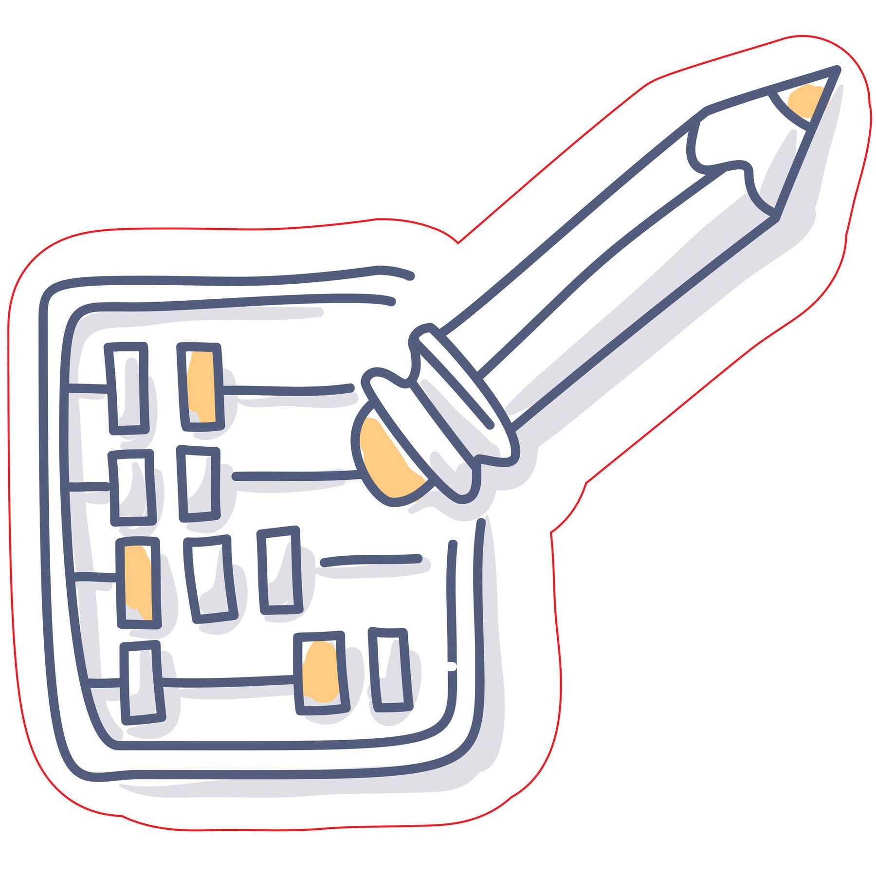 STEM Sticker, Mathematics and Informatics – Mathematics, set D4, 150 cm, sticker 7