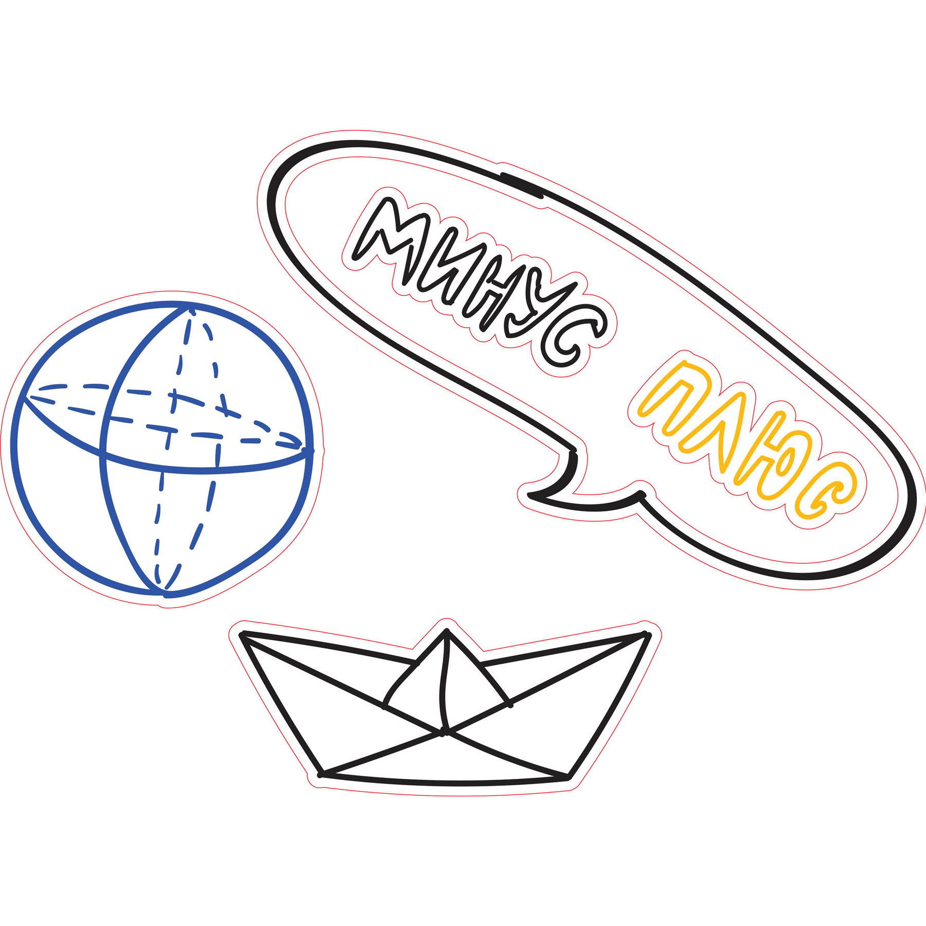 STEM Sticker, Mathematics and Informatics – Mathematics, set D6, 150 cm, sticker 3
