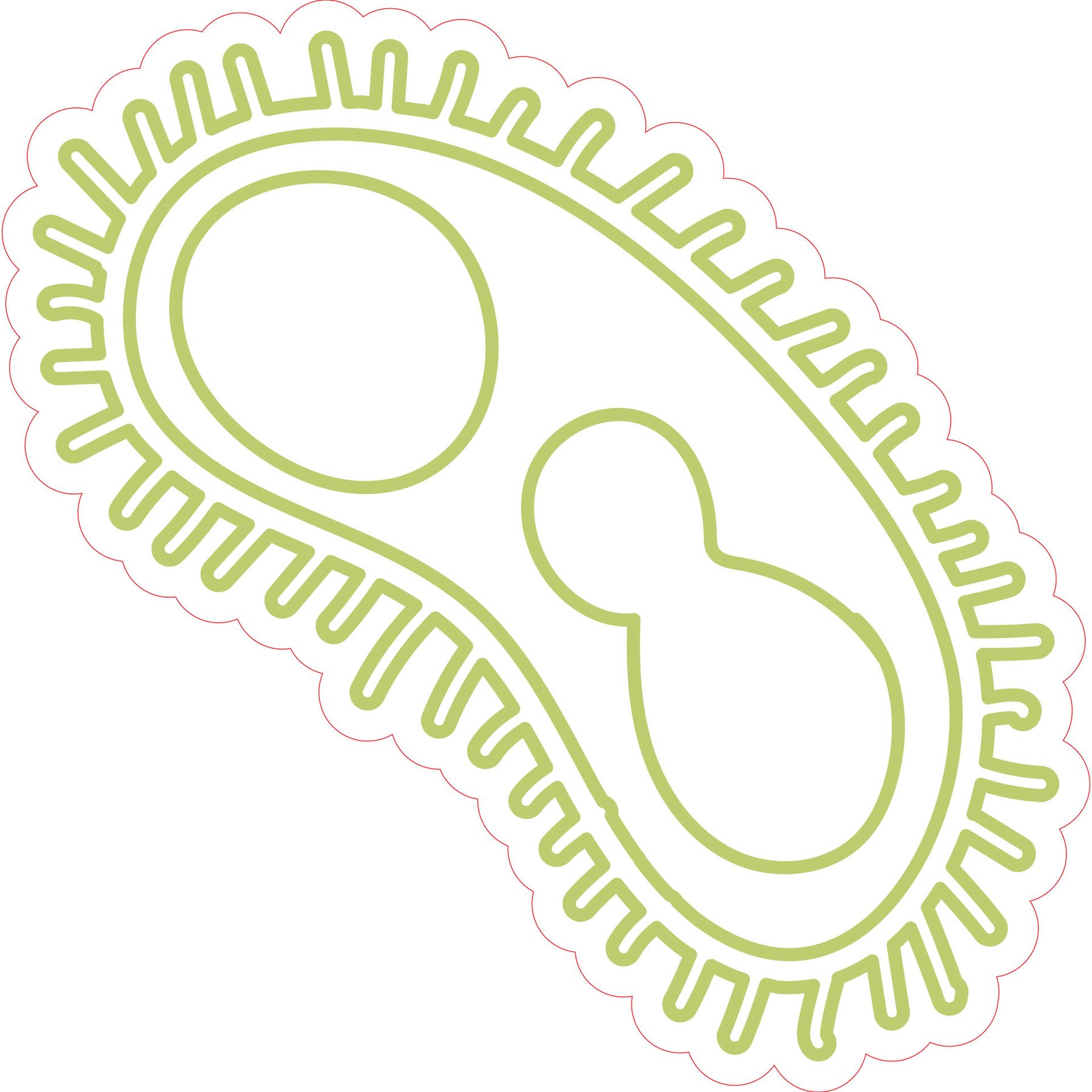 STEM Sticker, Natural Sciences – Biology, set F5, 150 cm, sticker 6