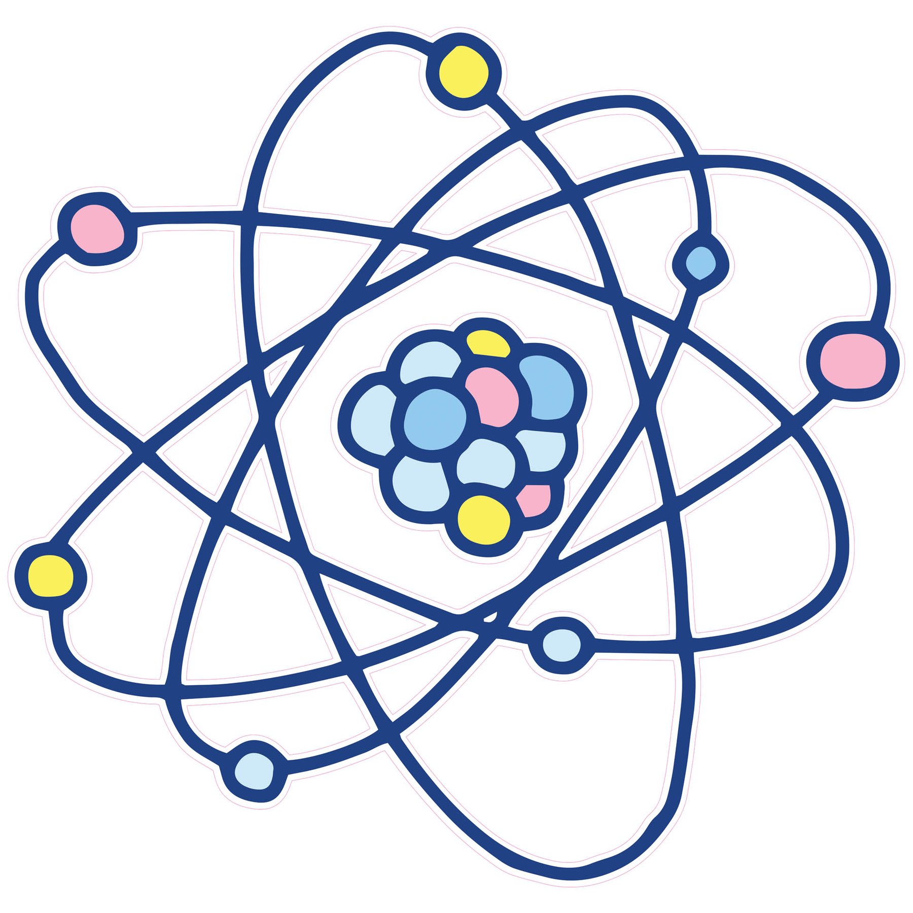 STEM Sticker, Natural Sciences – Chemistry, set H1, 150 cm, sticker 3