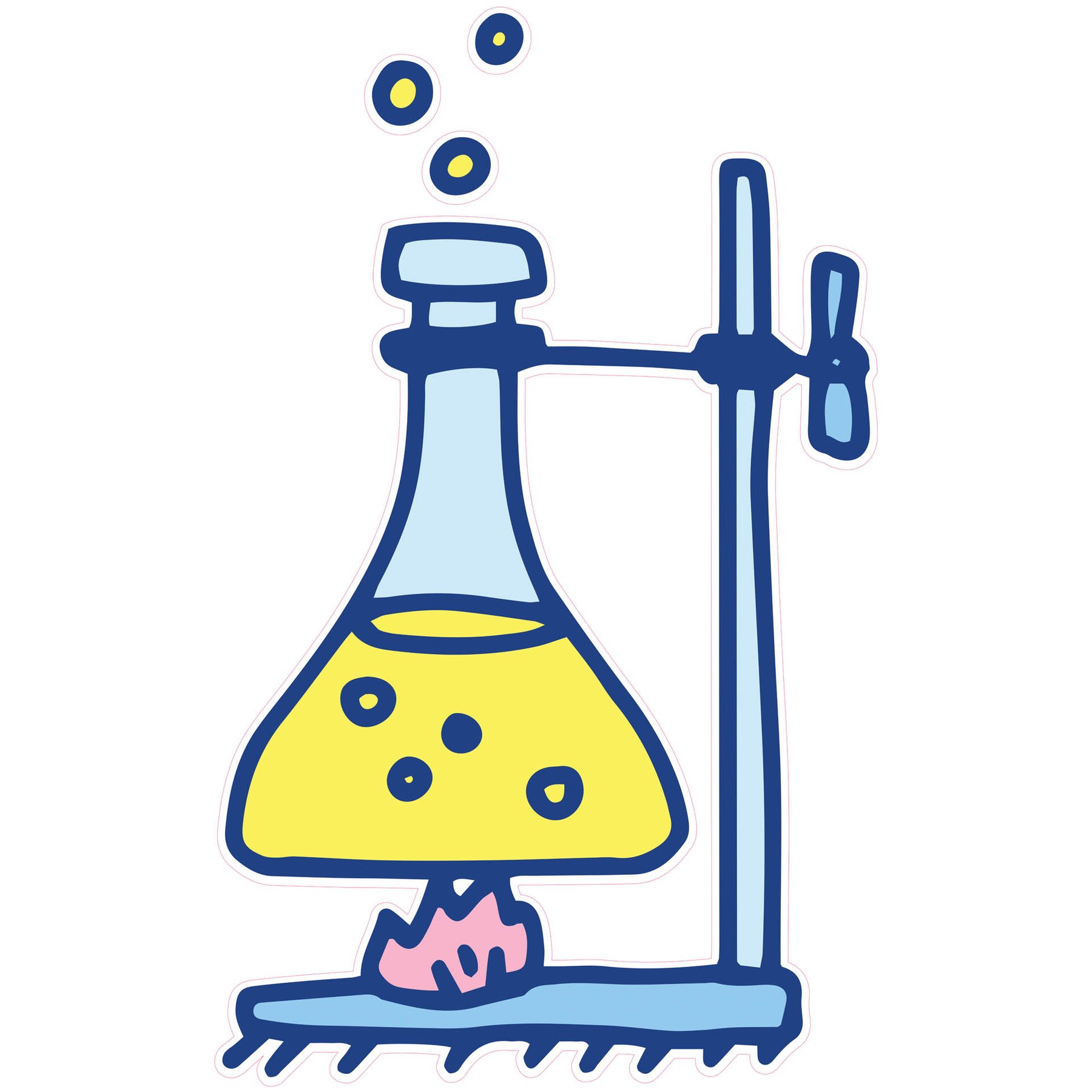 STEM Sticker, Natural Sciences - Chemistry, set H1, 150 cm, sticker 5
