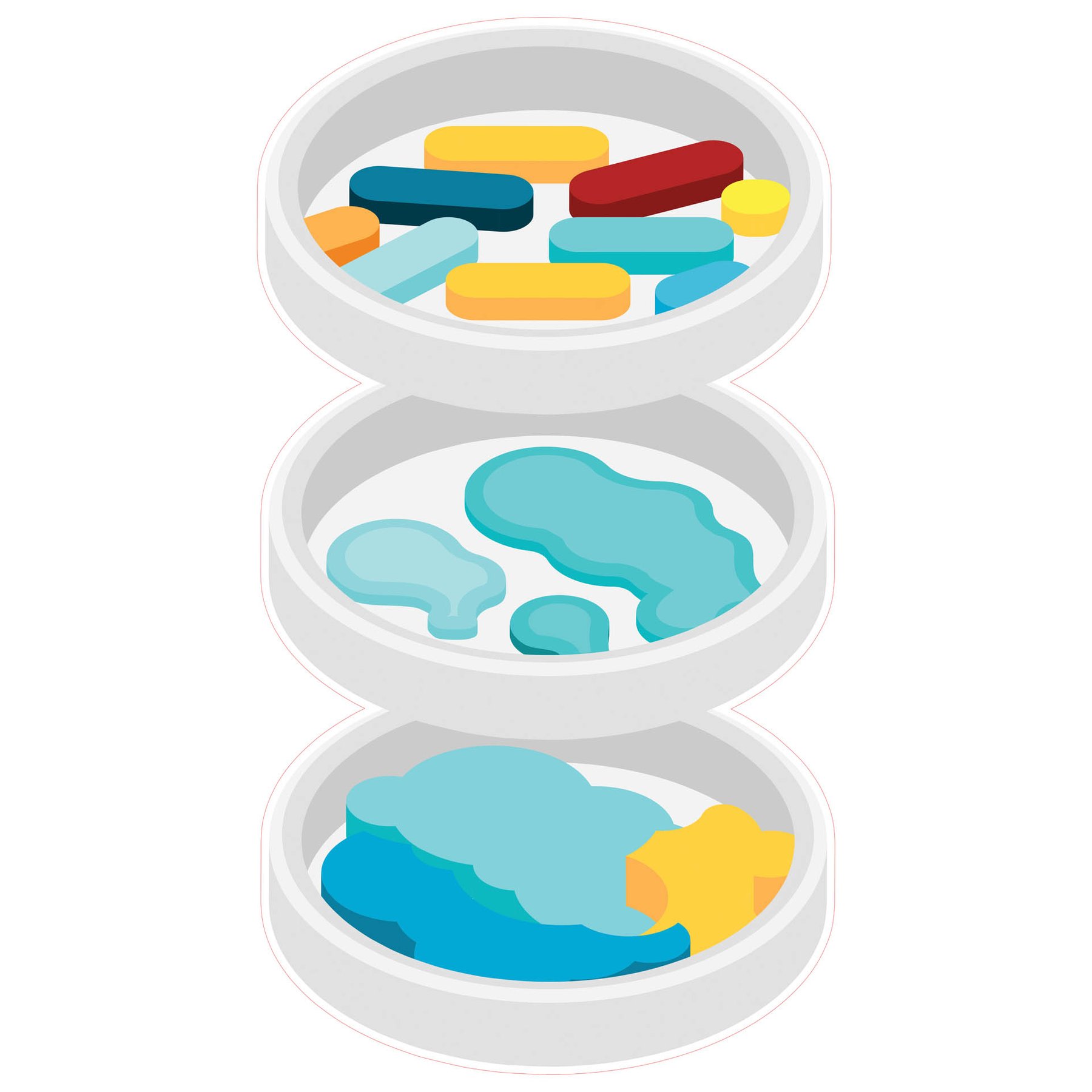 STEM Sticker, Natural sciences - Chemistry, set H6, 150 cm, sticker 2