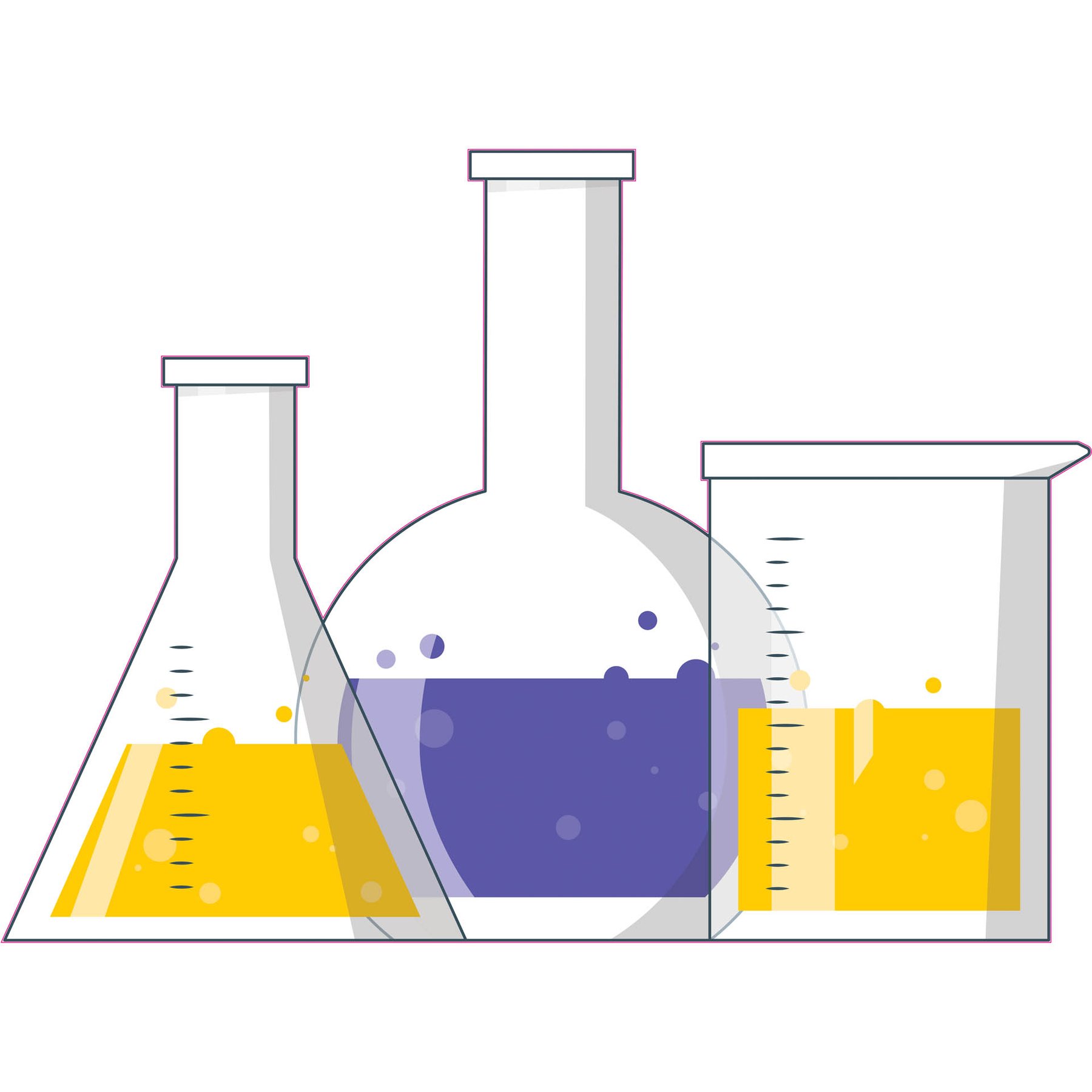 STEM Sticker, Natural Sciences - Chemistry, set H10, 150 cm, sticker 5