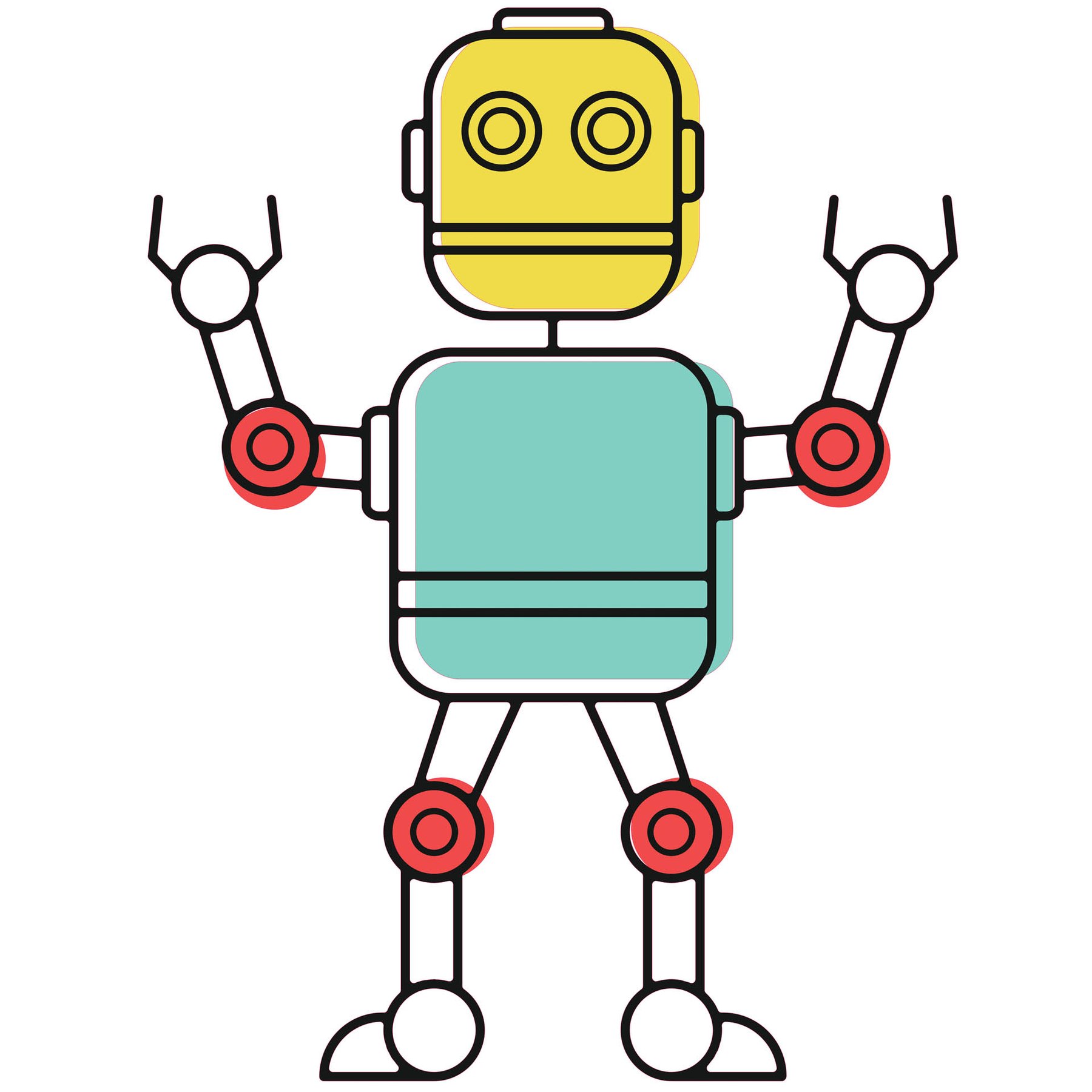 STEM Sticker, Robotics and Cyber-Physical Systems, Set I2, 150 cm, Sticker 1