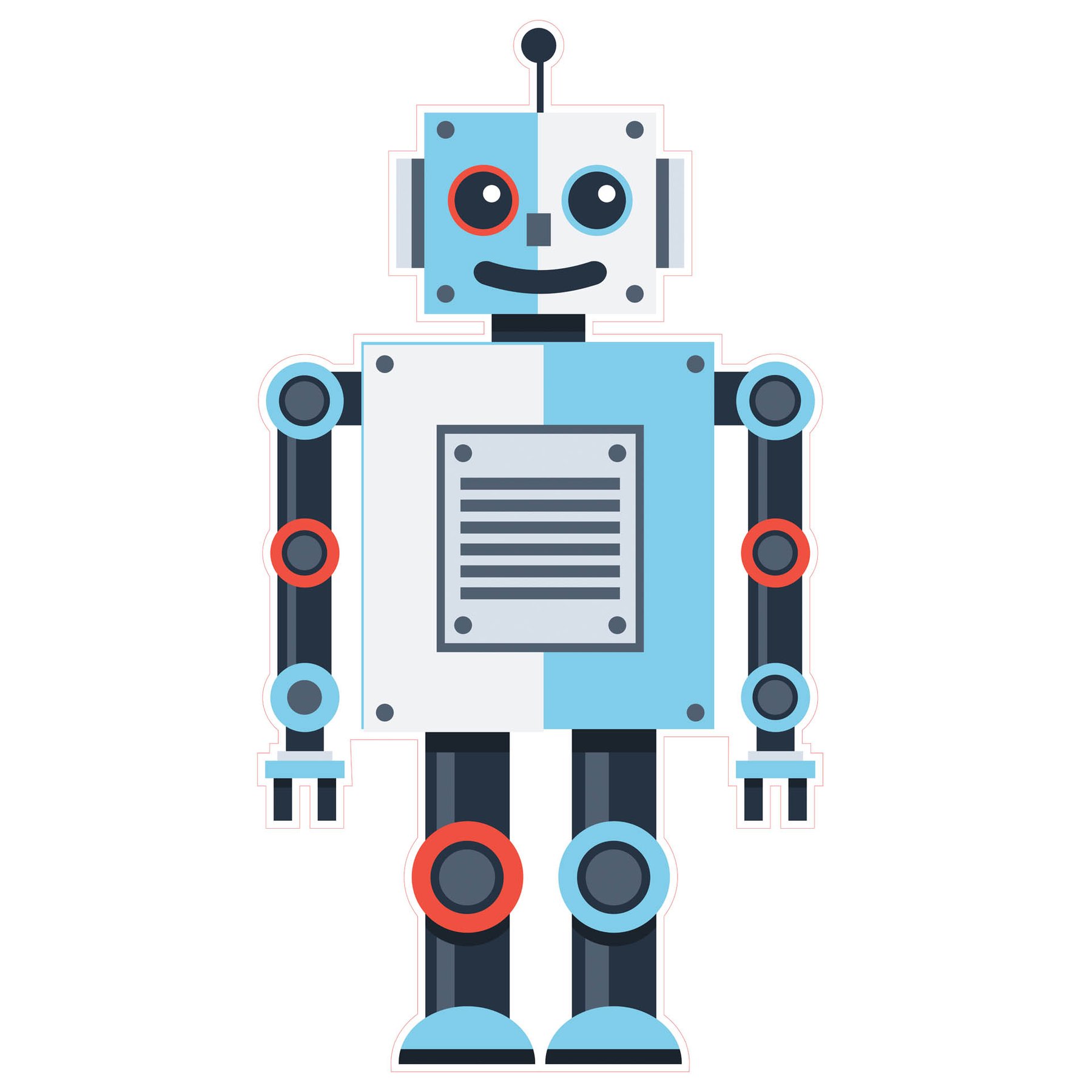 STEM Sticker, Robotics & Cyber-Physical Systems, set I6, 150 cm, sticker 4