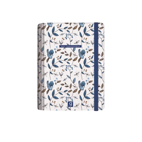 Gipta Planner Data, A5 white paper, hard cover, hidden spiral, 120 sheets
