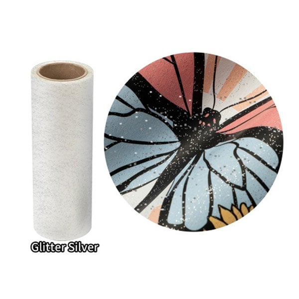 OTTER PRO DTF TRANSFER FILM 0.3X10 M GLITTER SILVER