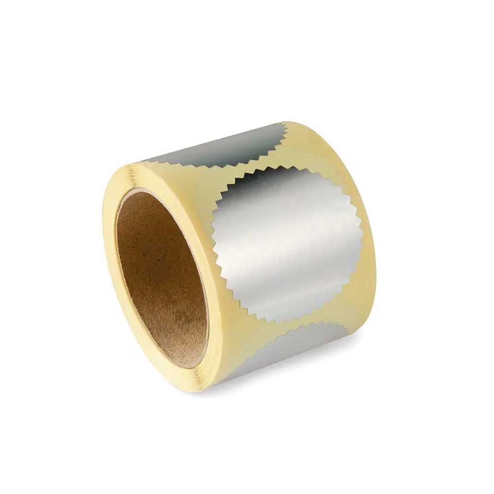 Colop Sticker-foil, diameter 55 mm, silver, 250 pcs