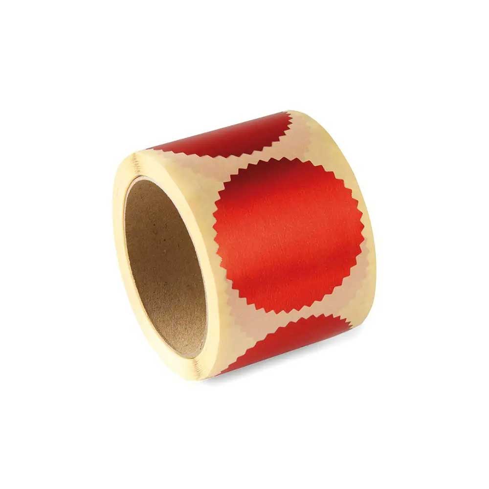 Colop Sticker foil, diameter 55 mm, red, 250 pcs