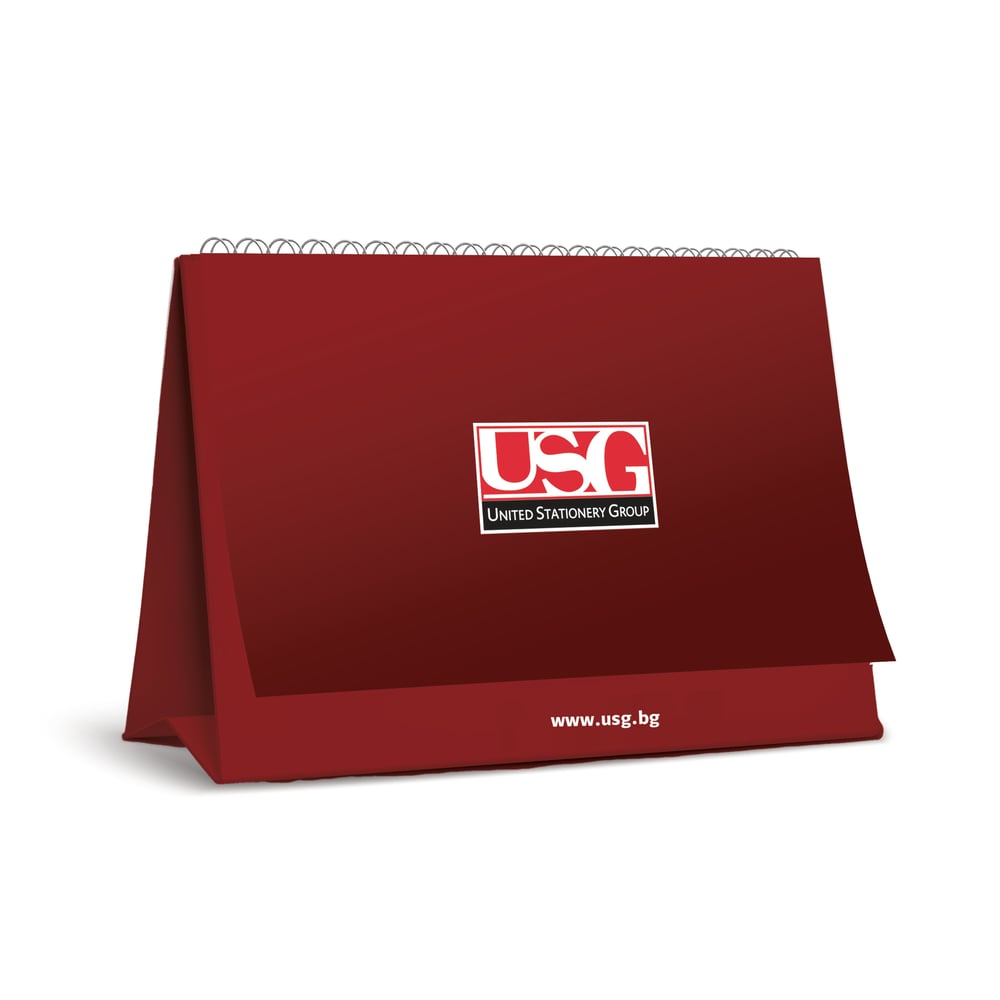 Пирамидка USG, луксозна, настолна, рекламна визия 2026 година