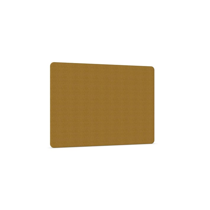 Шумоизолиращ панел Narbutas, свободностоящ, 1600 x 36 x 1200 mm, ПДЧ 16 mm, горчица