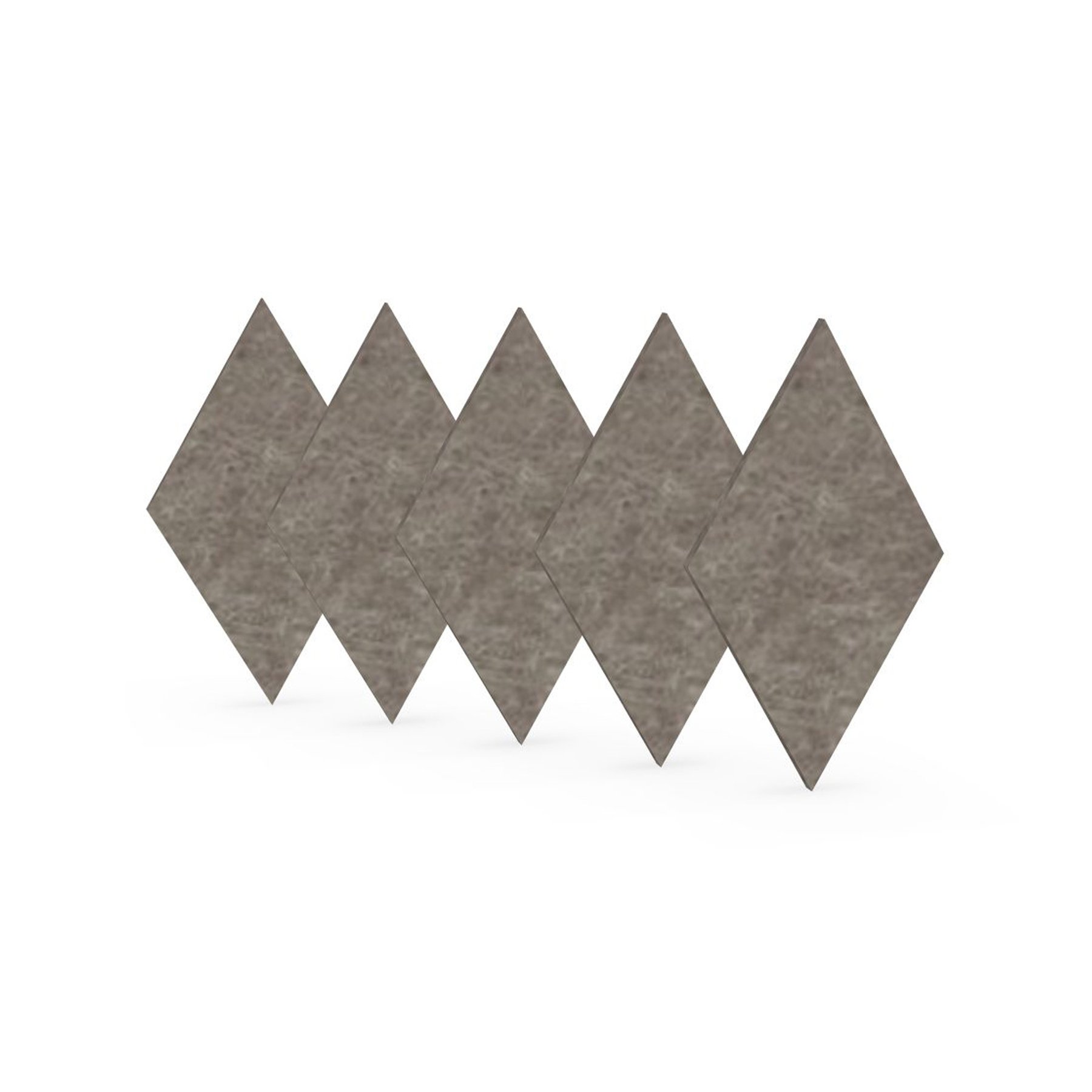 Acoustic panel Narbutas Pet, diamond, 115 x 200 x 9 mm, PET felt, 5 pcs, sand