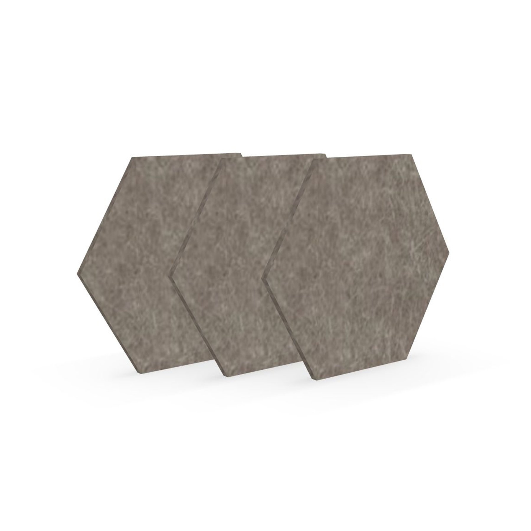 Acoustic panel Narbutas Pet, hexagon, 173 x 200 x 9 mm, PET felt, 3 pcs, sand