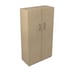 Стелаж Narbutas Nova Basic, 800 x 360 x 1444 mm, меламин избелен дъб, сива правоъгълна дръжка