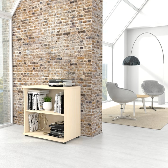 Шкаф Narbutas Uni, 800 x 425 x 754 mm, ПДЧ 18 mm, меламин избелен дъб