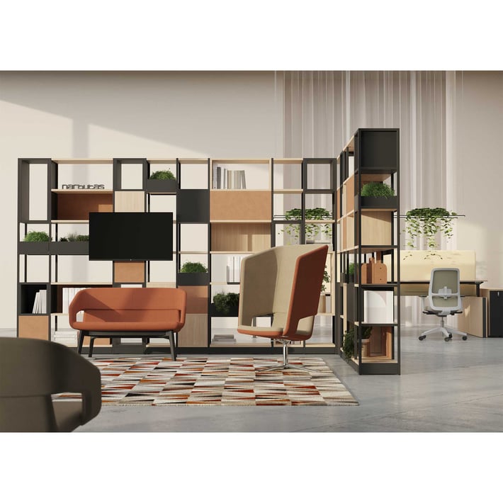 Комплект Narbutas Combus, 4 рафта и отворена кутия, 362 х 400 х 25 х 785 mm, ПДЧ 25 mm, кехлибарен дъб