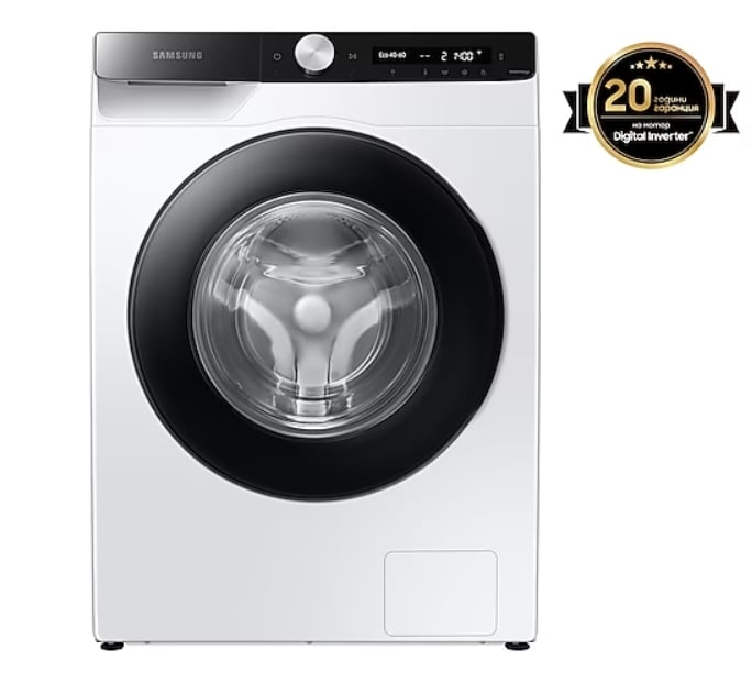 Washing machine Samsung WW80T504DAE/S7, 8 kg, 1400 rpm, white, Front loading, class B