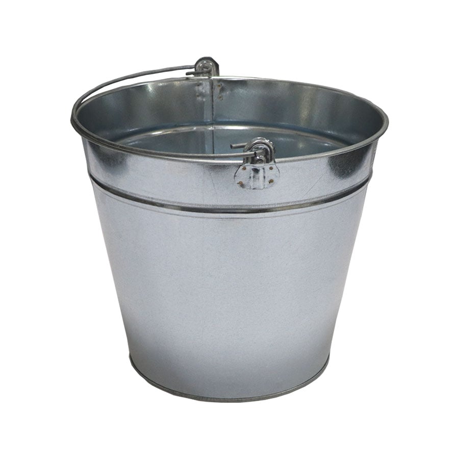 Bucket, galvanized, 12 L